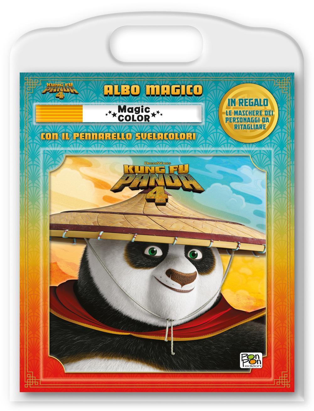 Vorderes Coverbild Kung Fu Panda 4. Albo magico