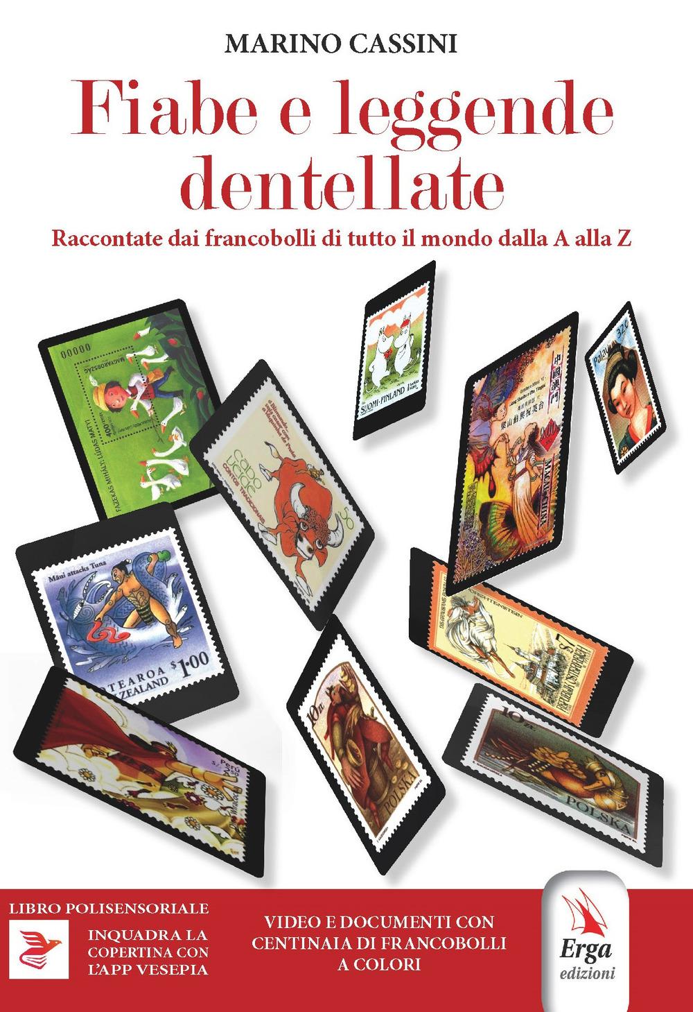 Vorderes Coverbild Fiabe e leggende dentellate. Raccontate dai francobolli dalla A alla Z