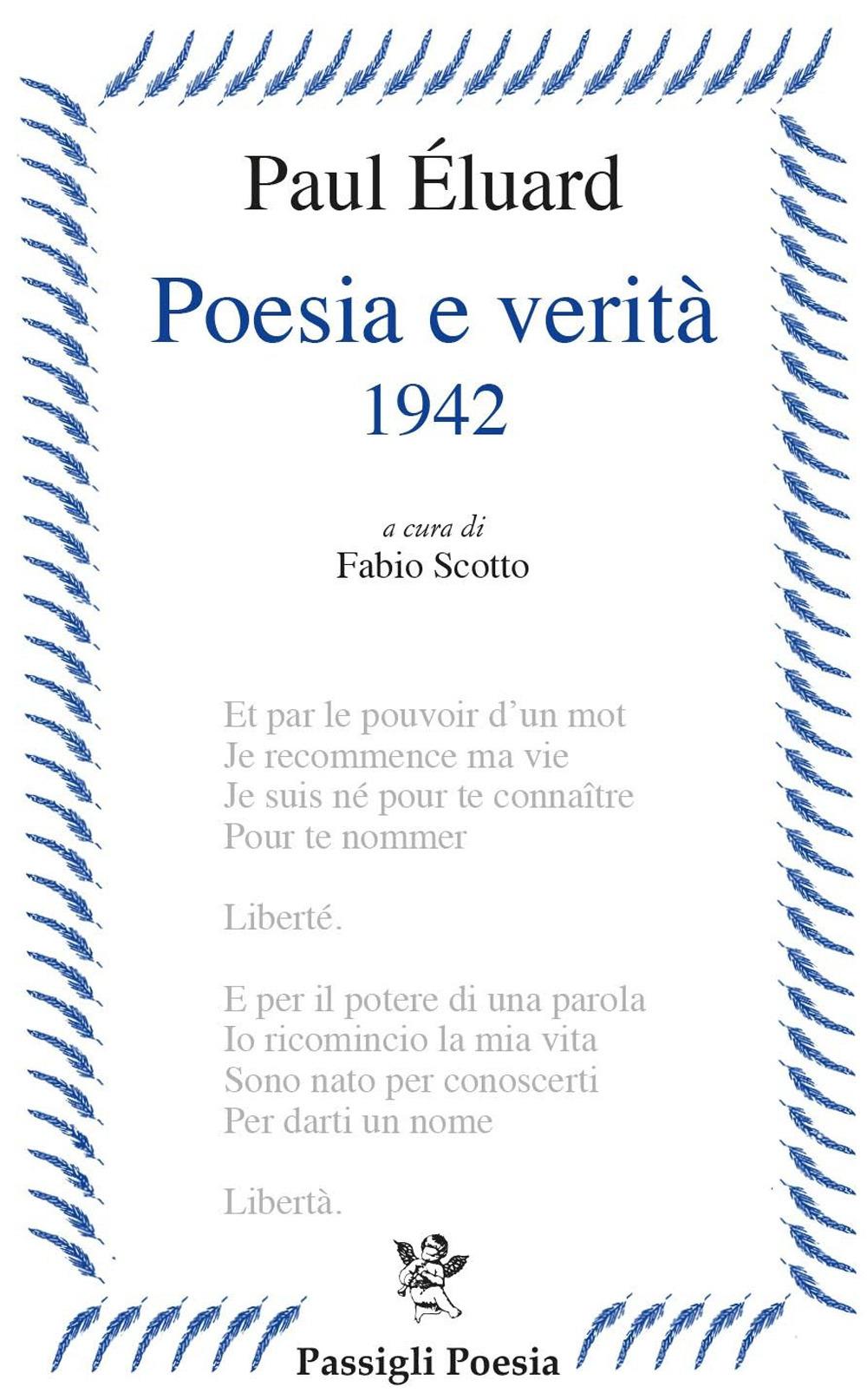 Vorderes Coverbild Poesia e verità 1942. Testo francese a fronte