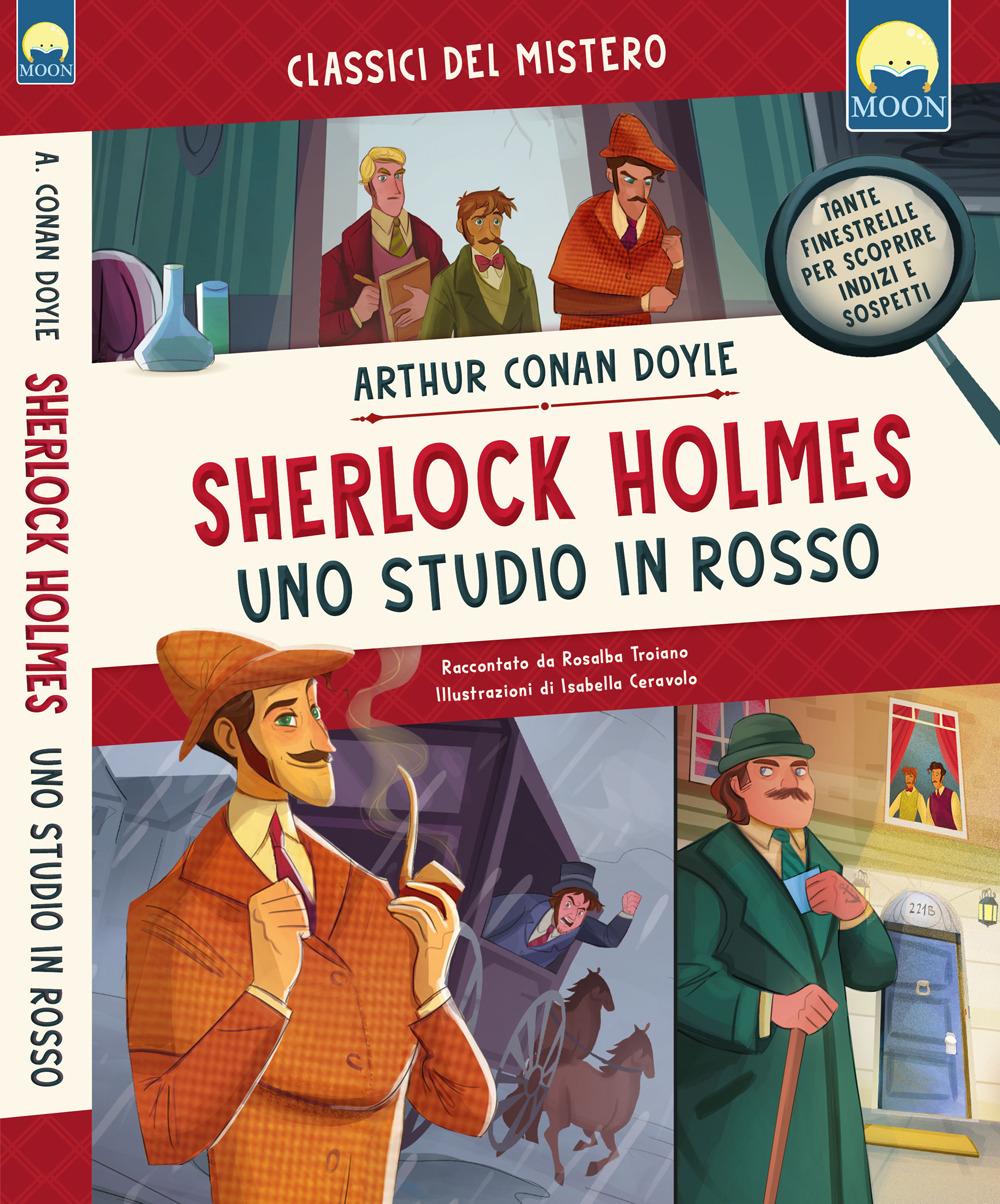 Vorderes Coverbild Sherlock Holmes. Uno studio in rosso