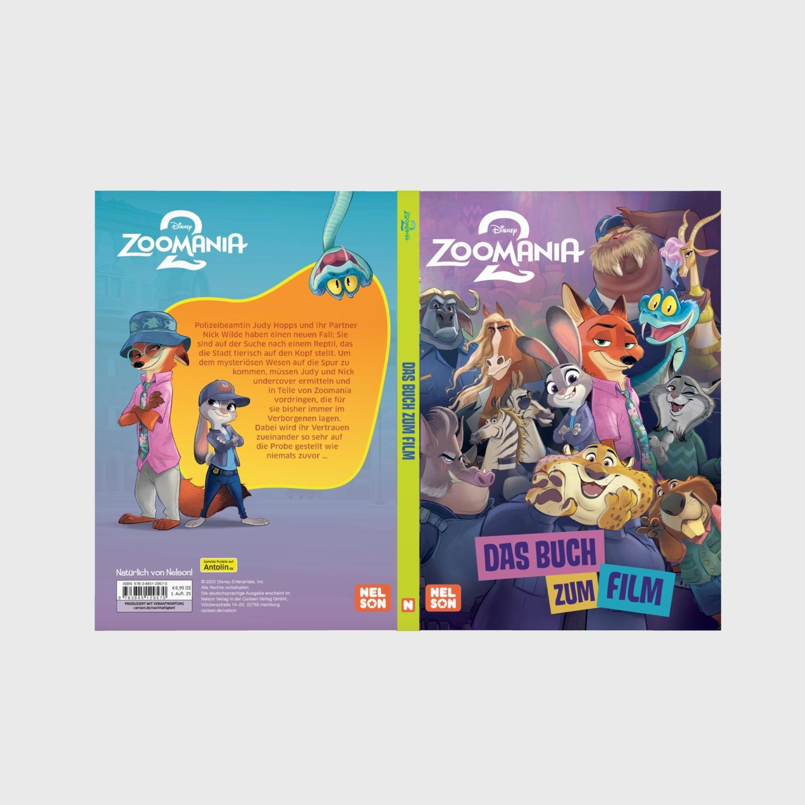 Beispielinhalt (Bild) Disney Filmbuch zum Vorlesen: Zoomania 2: Das Buch zum Film