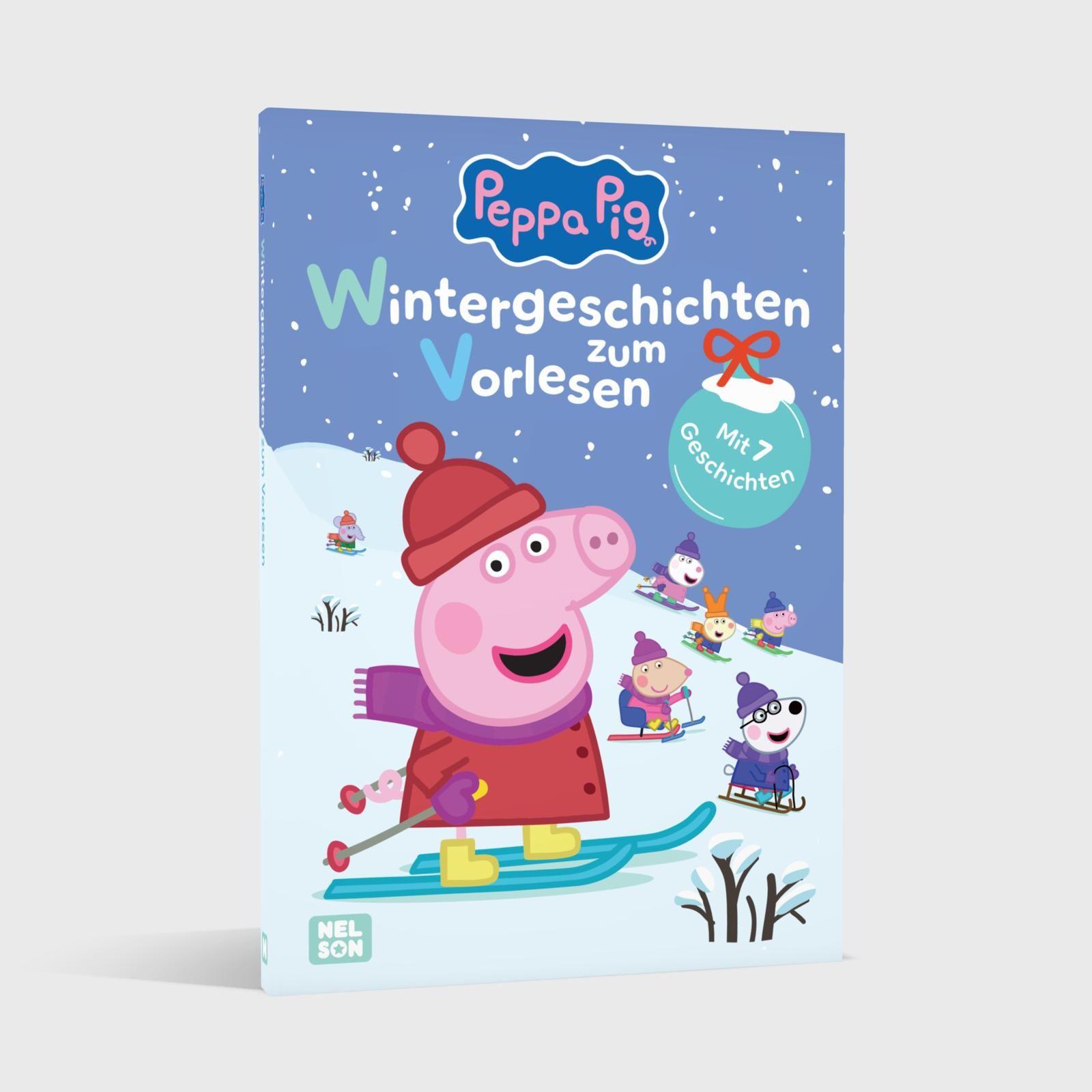 Beispielinhalt (Bild) Peppa Wutz Gutenachtgeschichten:  Wintergeschichten zum Vorlesen
