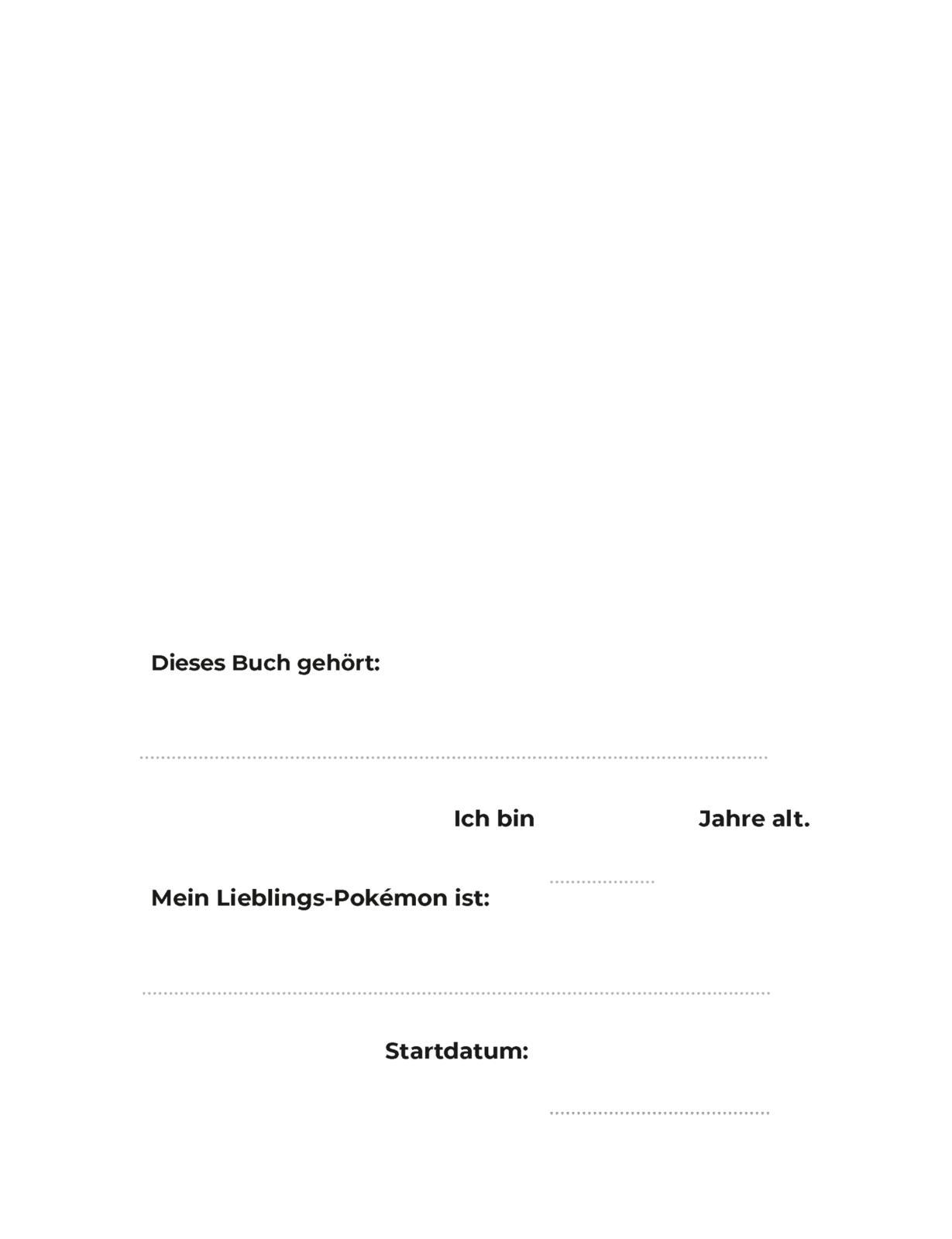 Beispielinhalt (Bild) Pokémon Activity-Buch: Mal- und Rätselspaß für 365 Tage