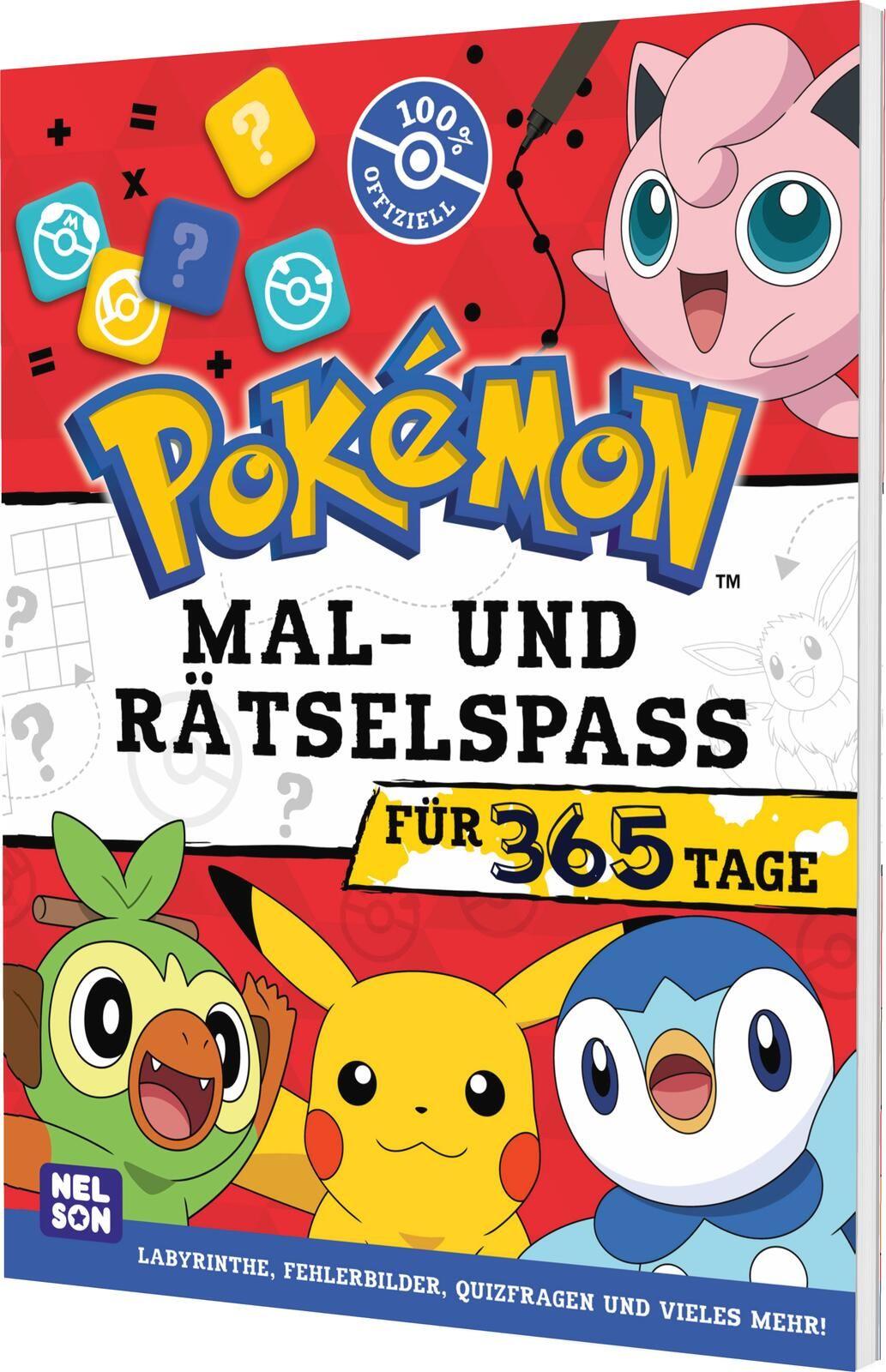 Vorderes Coverbild Pokémon Activity-Buch: Mal- und Rätselspaß für 365 Tage