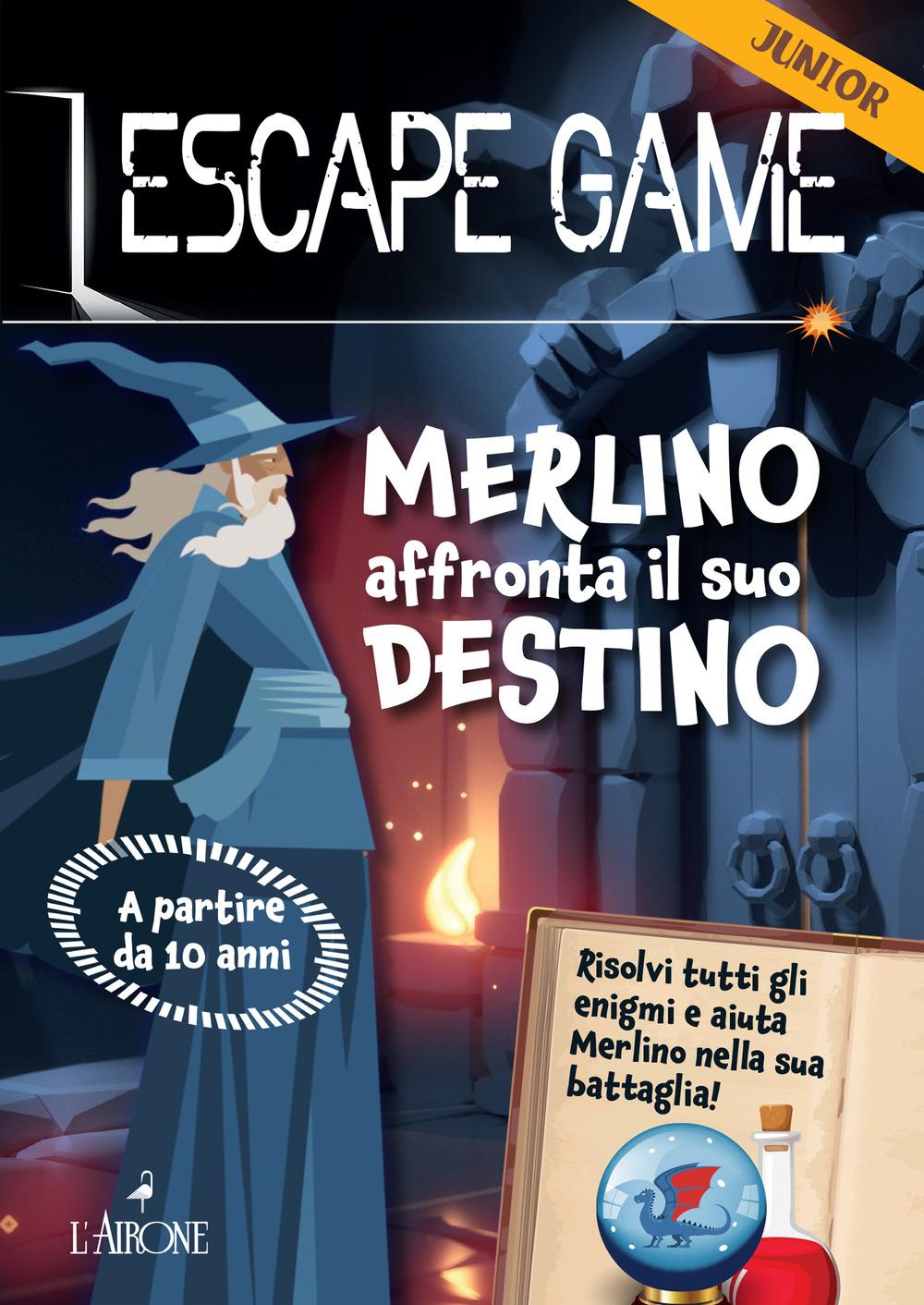 Vorderes Coverbild Merlino affronta il suo destino. Escape game junior