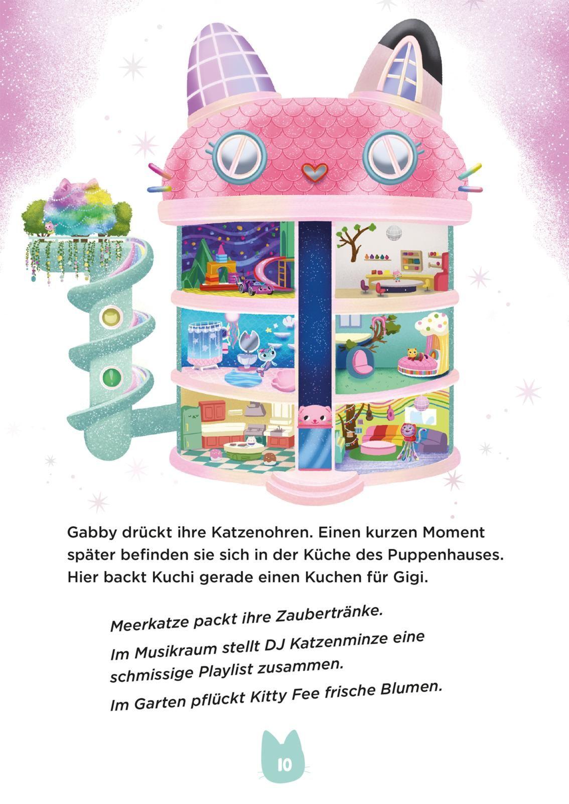 Beispielinhalt (Bild) Gabby's Dollhouse: Buch zum Film