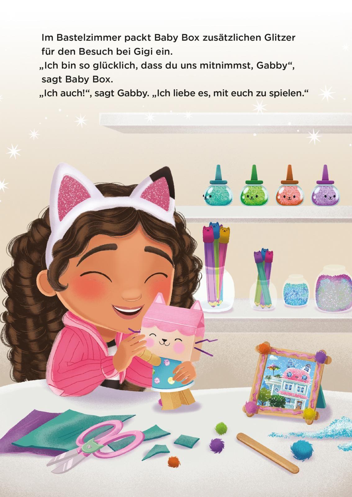 Beispielinhalt (Bild) Gabby's Dollhouse: Buch zum Film