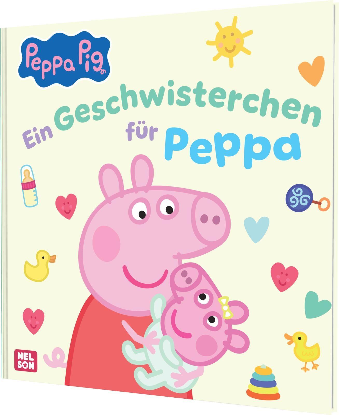 Vorderes Coverbild Peppa Wutz Bilderbuch: Ein Geschwisterchen für Peppa