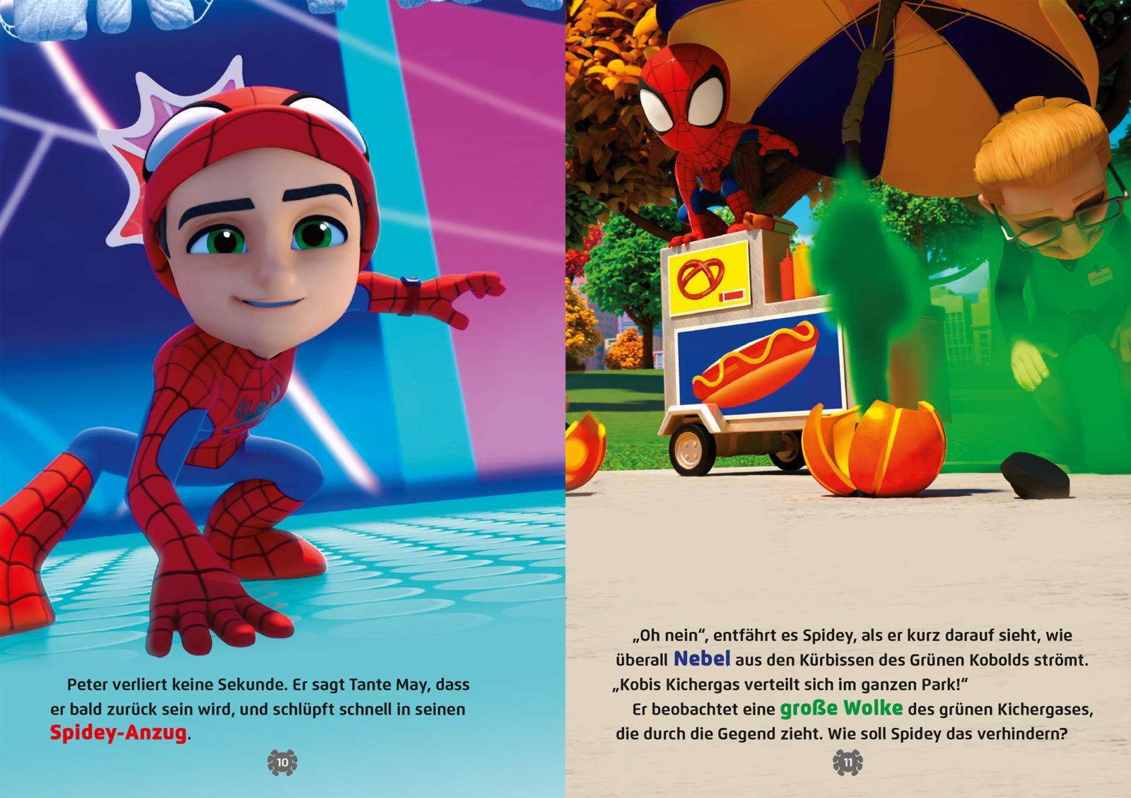Beispielinhalt (Bild) MARVEL Spidey und seine Super-Freunde: Vorlese-Abenteuer mit dem Spidey-Team