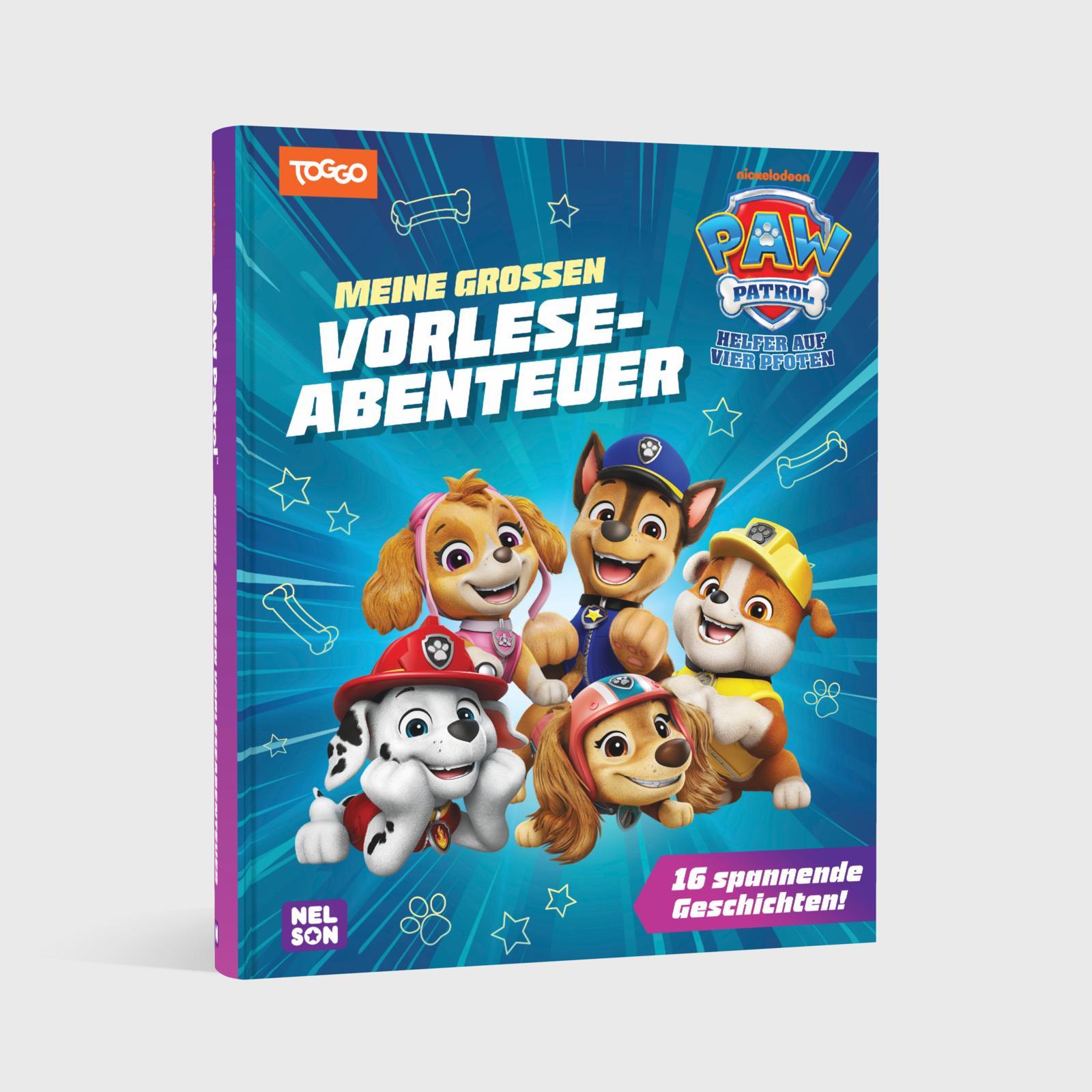 Beispielinhalt (Bild) PAW Patrol Geschichtenbuch: Meine großen Vorleseabenteuer
