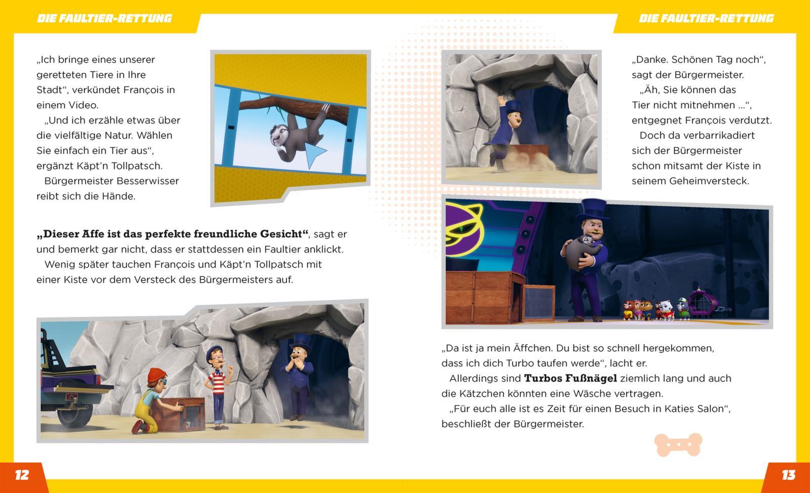 Beispielinhalt (Bild) PAW Patrol Geschichtenbuch: Meine großen Vorleseabenteuer