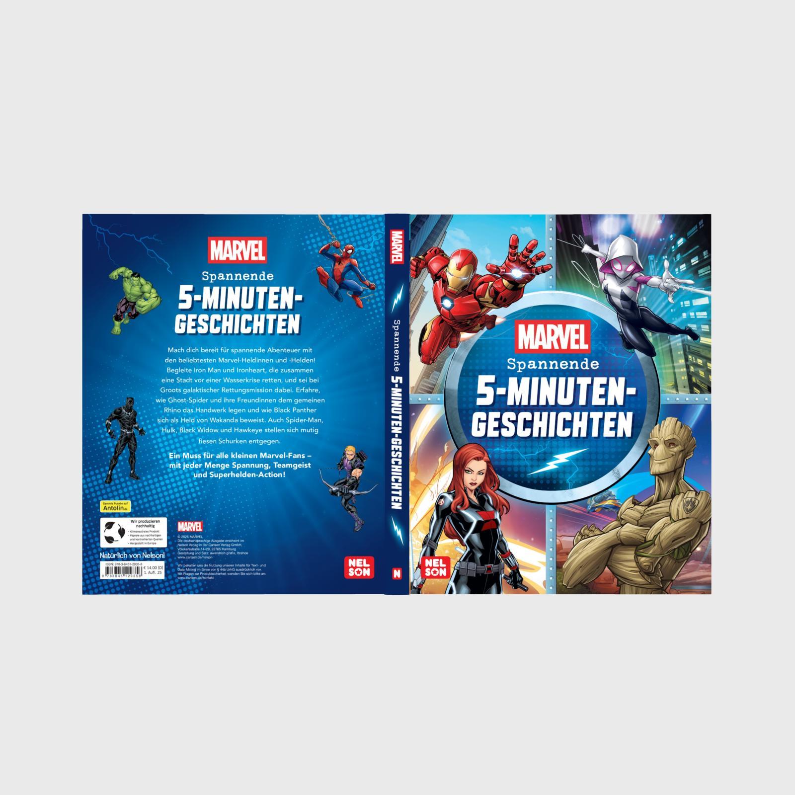 Beispielinhalt (Bild) MARVEL: Spannende 5-Minuten-Geschichten