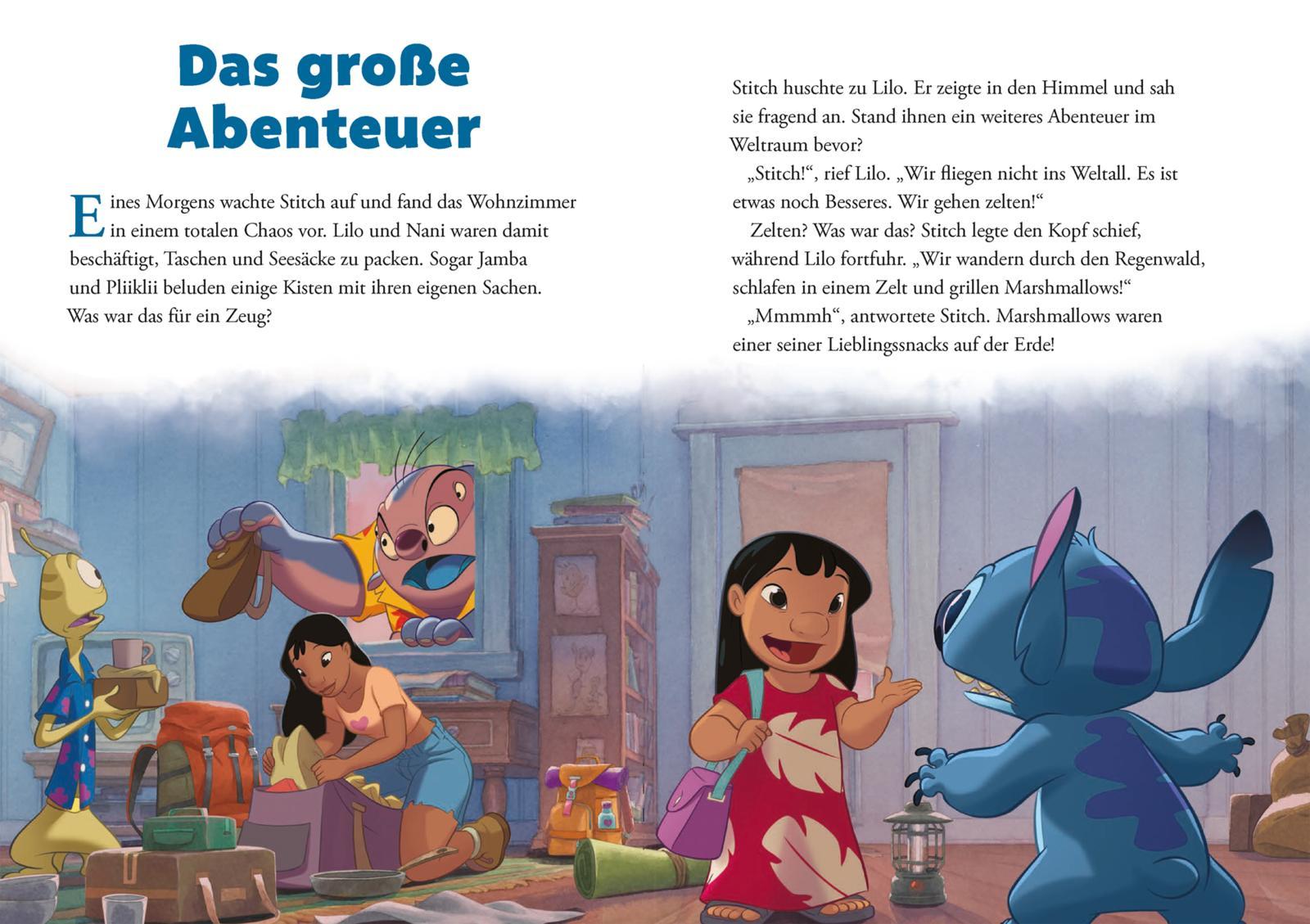 Beispielinhalt (Bild) Disney Vorlesebuch: Stitch: Das große Abenteuer