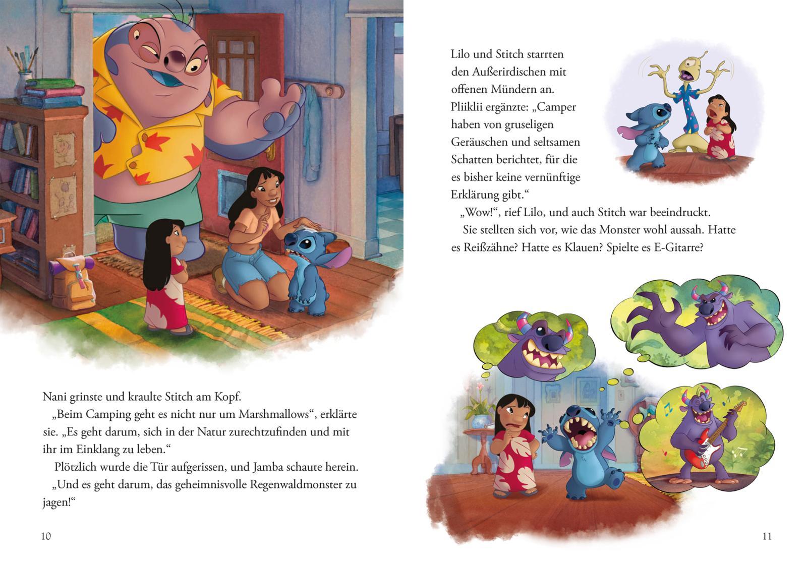 Beispielinhalt (Bild) Disney Vorlesebuch: Stitch: Das große Abenteuer