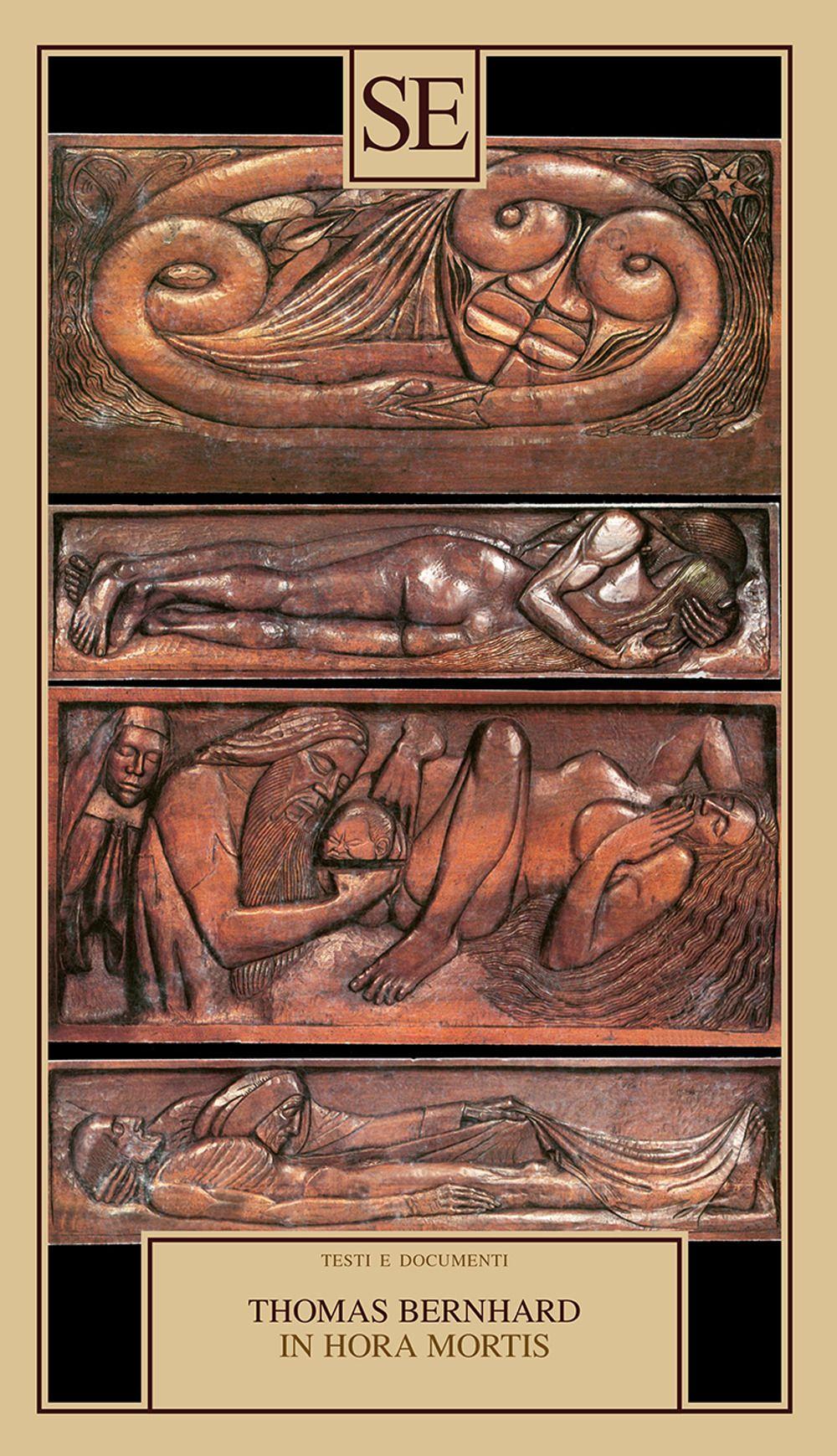 Vorderes Coverbild In hora mortis. Testo tedesco a fronte