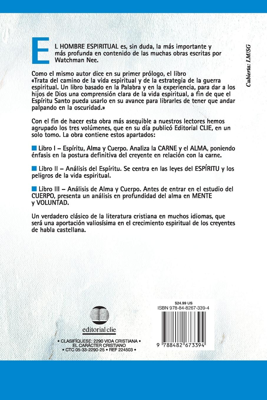 Rückseitencover El Hombre Espiritual