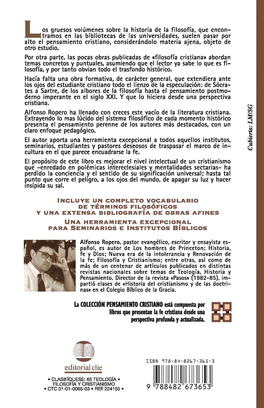 Rückseitencover Introducción a la filosofía