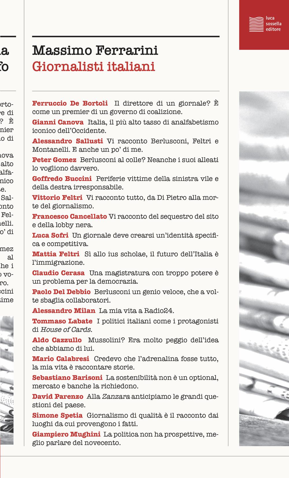 Vorderes Coverbild Giornalisti italiani