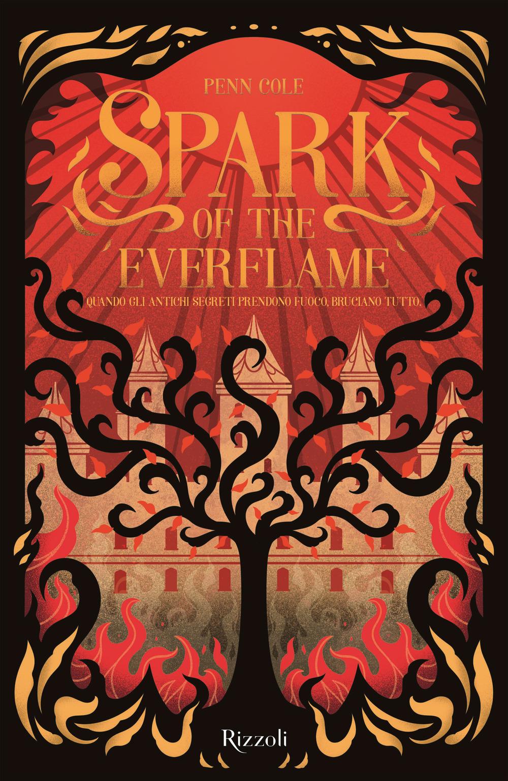 Vorderes Coverbild Spark of the everflame. La biblioteca di Daphne