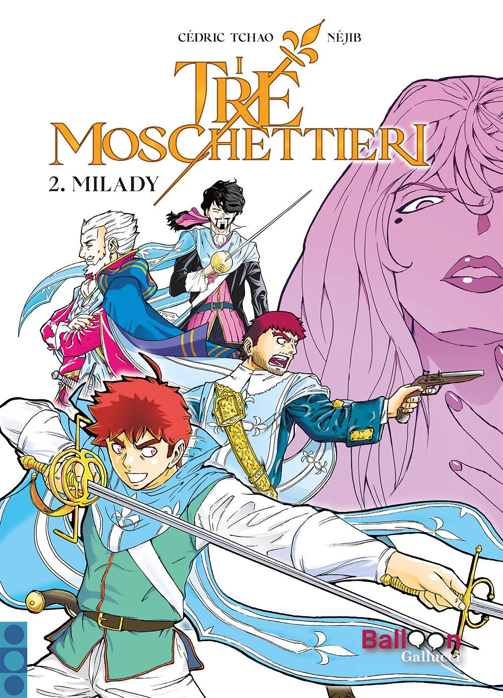 Vorderes Coverbild I tre moschettieri. Milady
