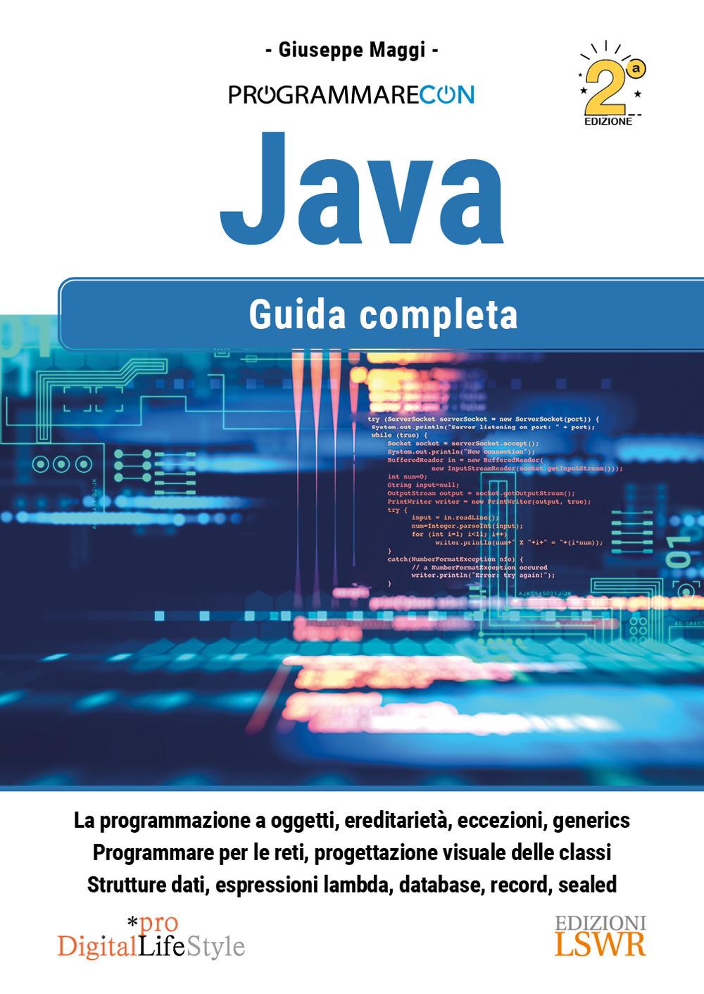 Vorderes Coverbild Programmare con Java. Guida completa