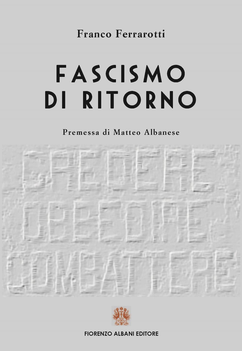 Vorderes Coverbild Fascismo di ritorno