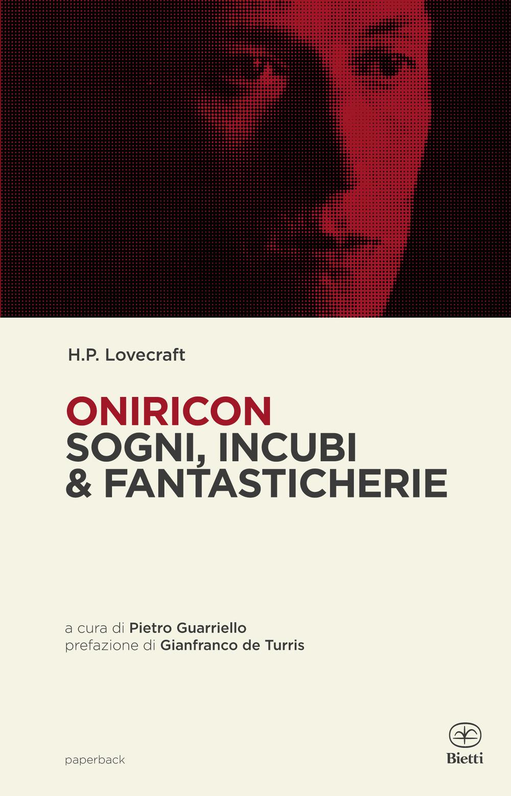 Vorderes Coverbild Oniricon. Sogni, incubi & fantasticherie