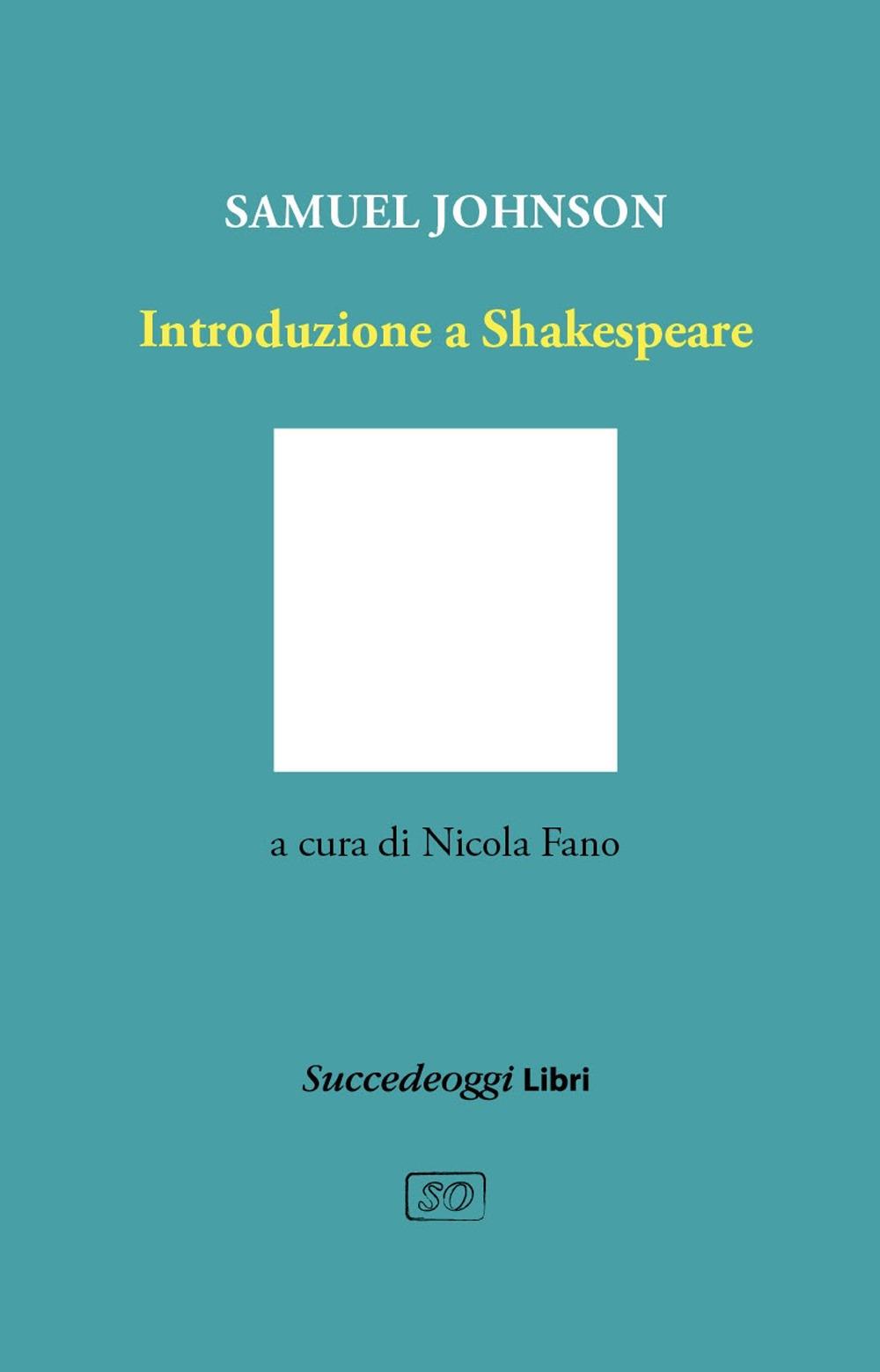 Vorderes Coverbild Introduzione a Shakespeare