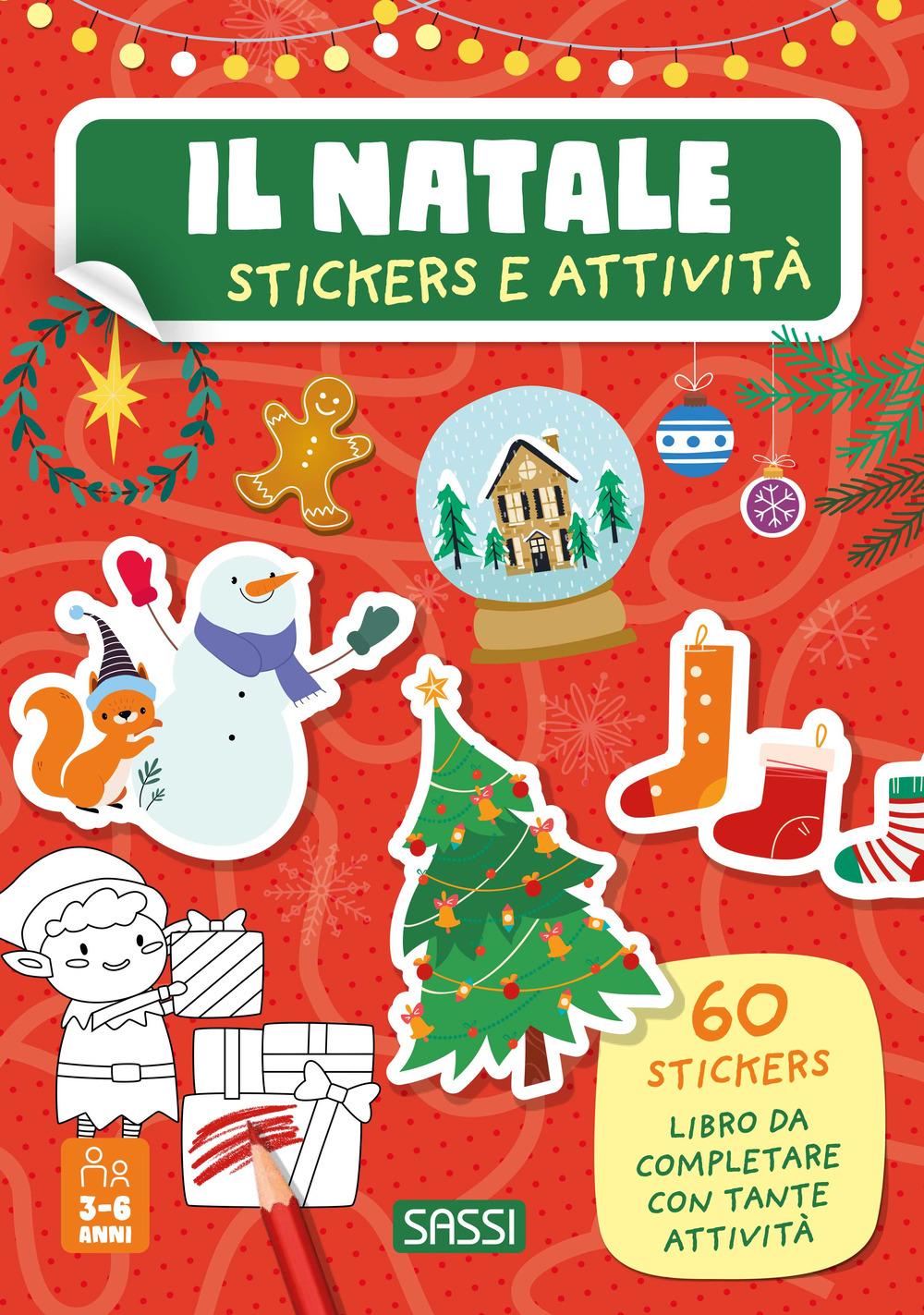 Vorderes Coverbild Il Natale. Stickers e attività