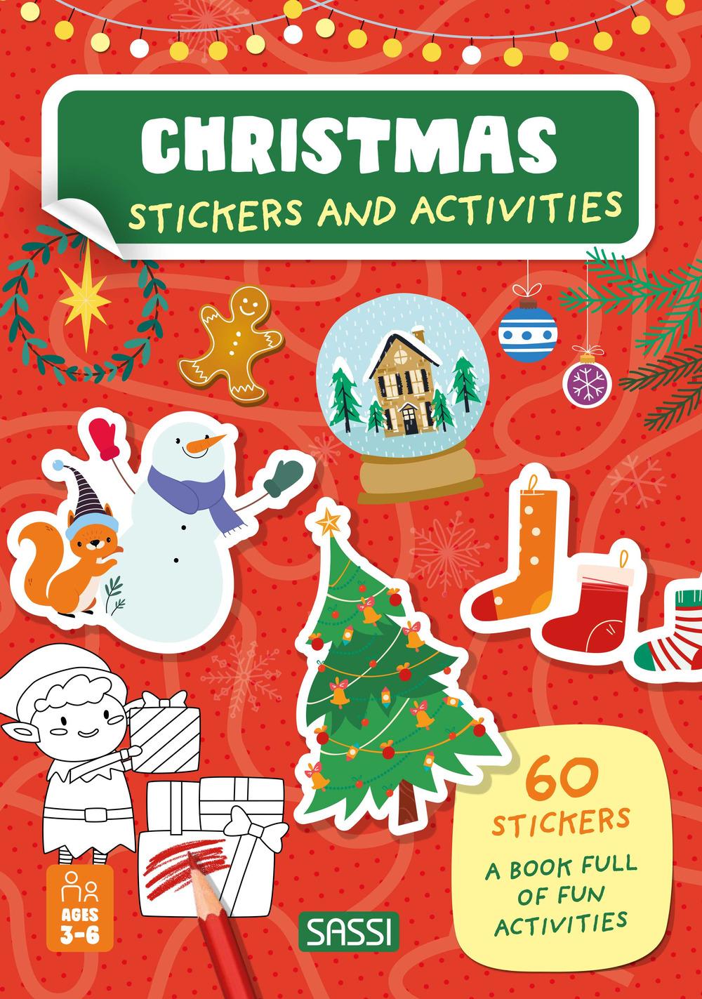 Vorderes Coverbild Christmas. Stickers and activities