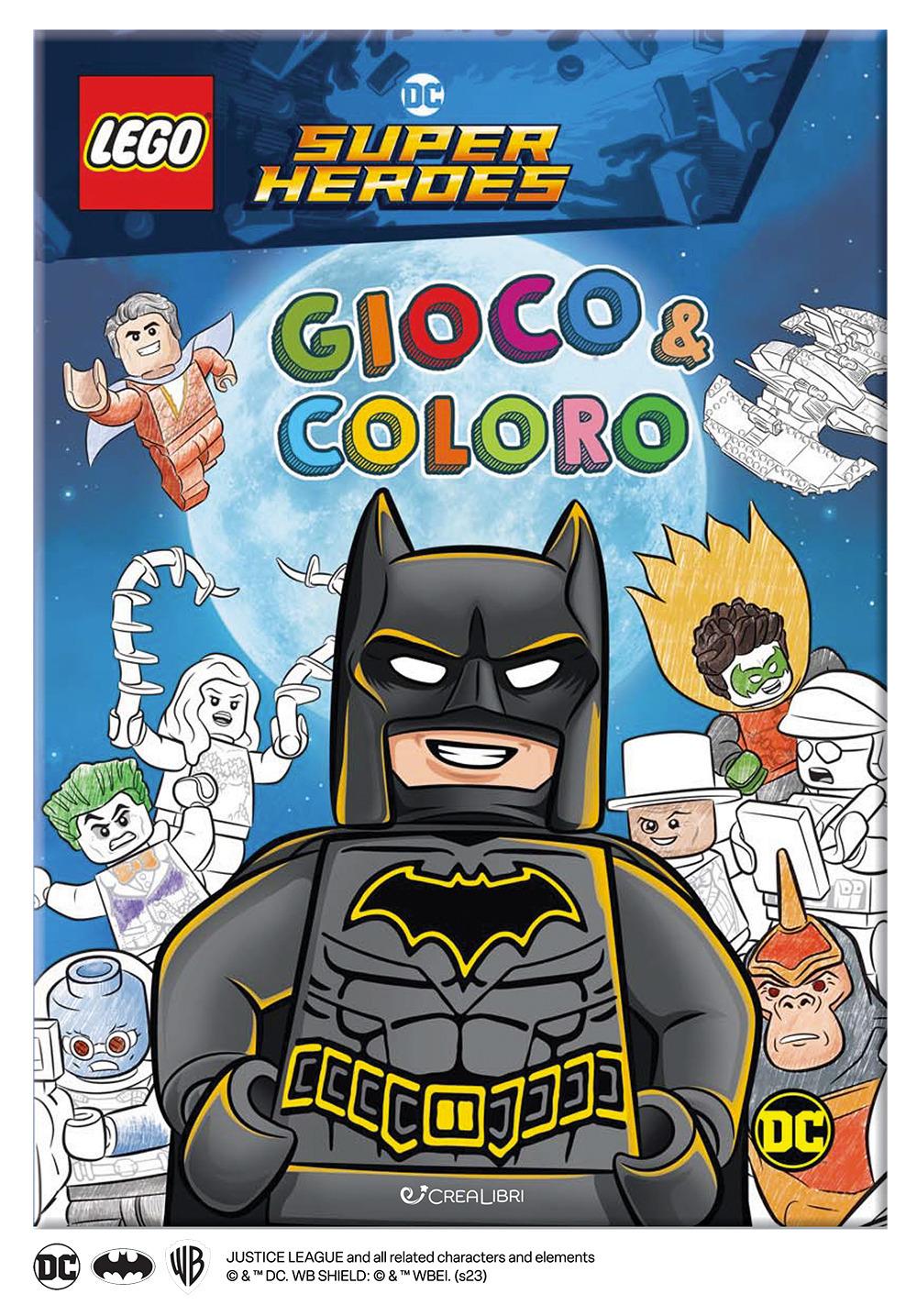 Vorderes Coverbild Batman. Lego DC. Gioco & coloro