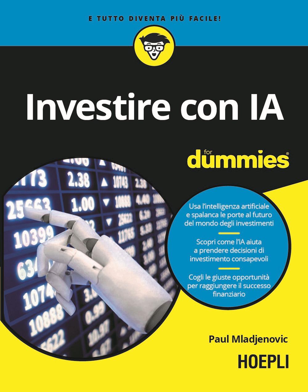 Vorderes Coverbild Investire con IA for dummies