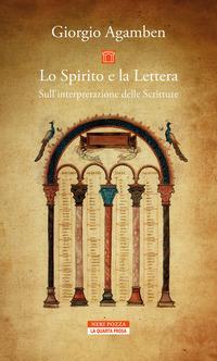 Vorderes Coverbild Lo Spirito e la Lettera. Sull'interpretazione delle Scritture
