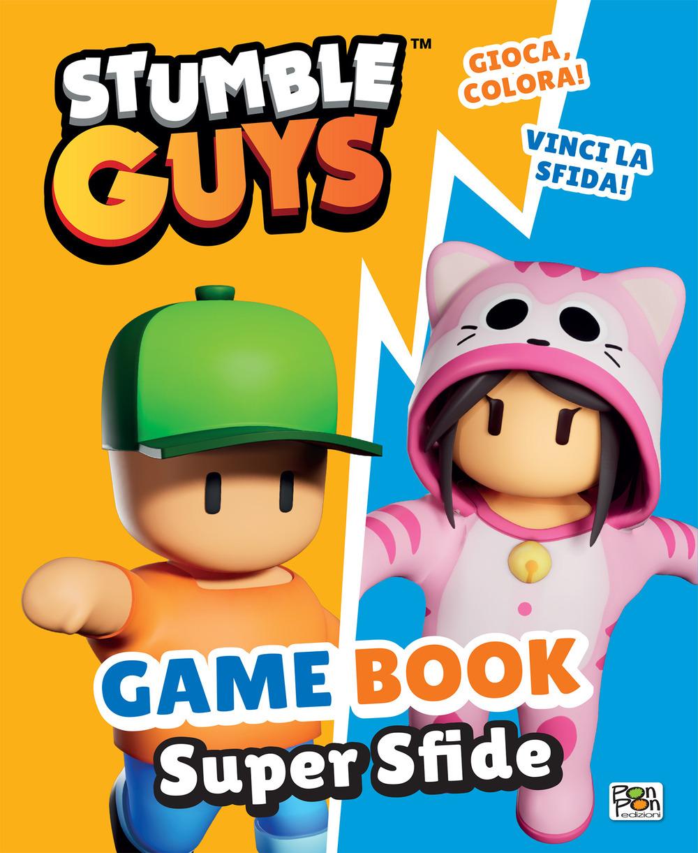 Vorderes Coverbild Game book. Super sfide. Stumble Guys