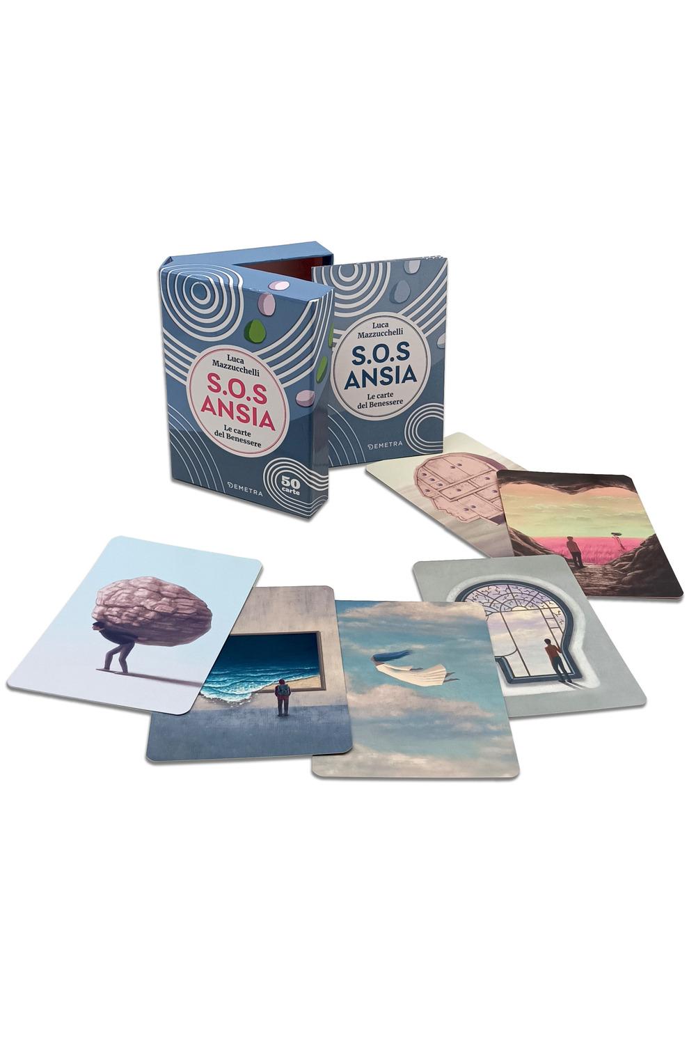 Vorderes Coverbild S.O.S. ansia. Le carte del benessere