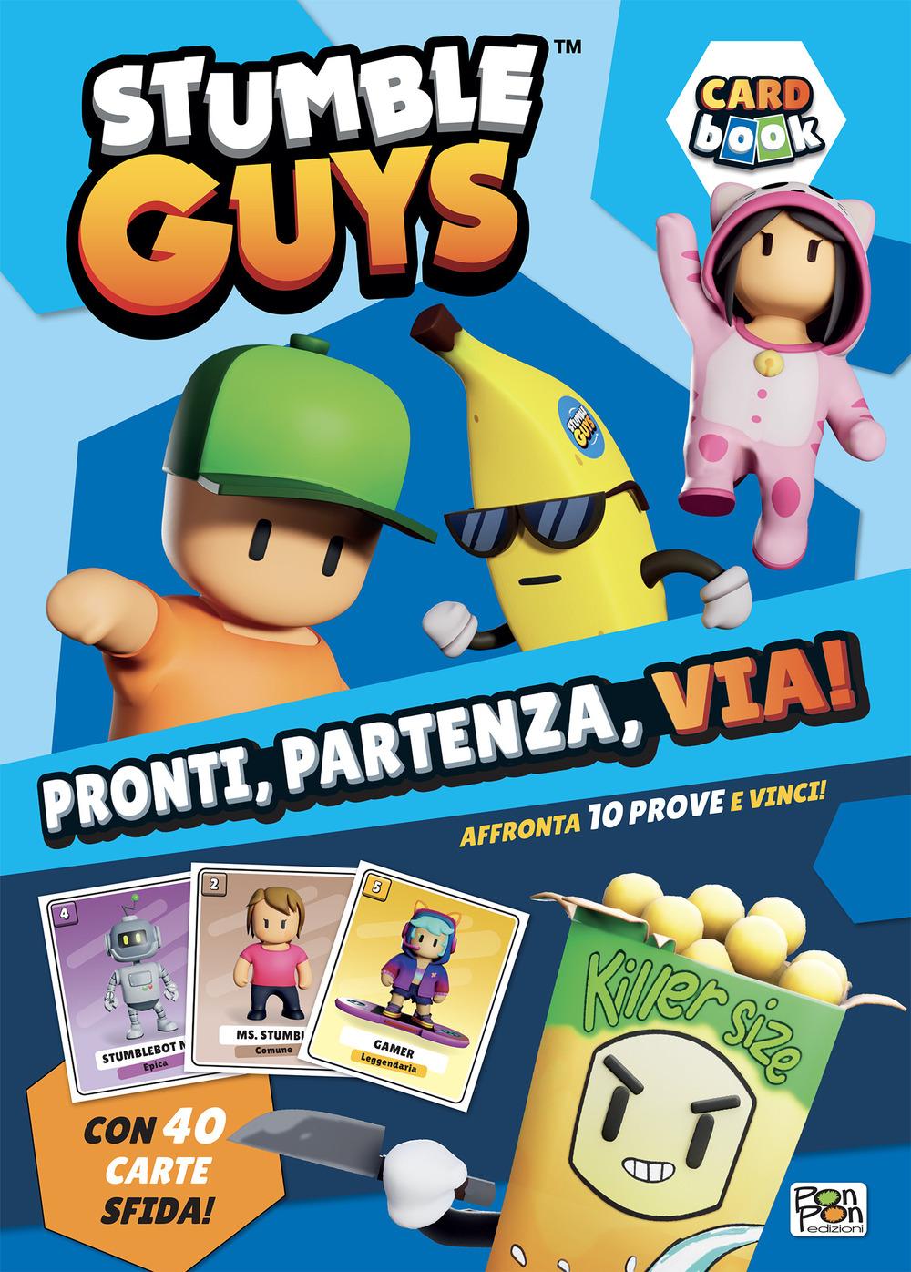 Vorderes Coverbild Pronti, partenza, via! Card book. Stumble Guys