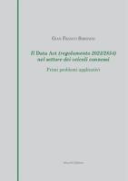 Vorderes Coverbild Il Data Act (regolamento 2023/2854) nel settore dei veicoli connessi. Primi problemi applicativi