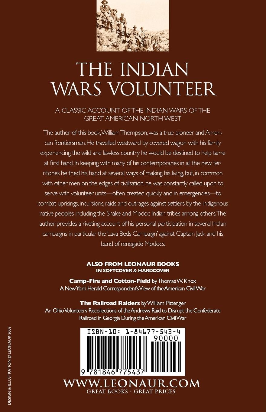 Rückseitencover The Indian Wars Volunteer