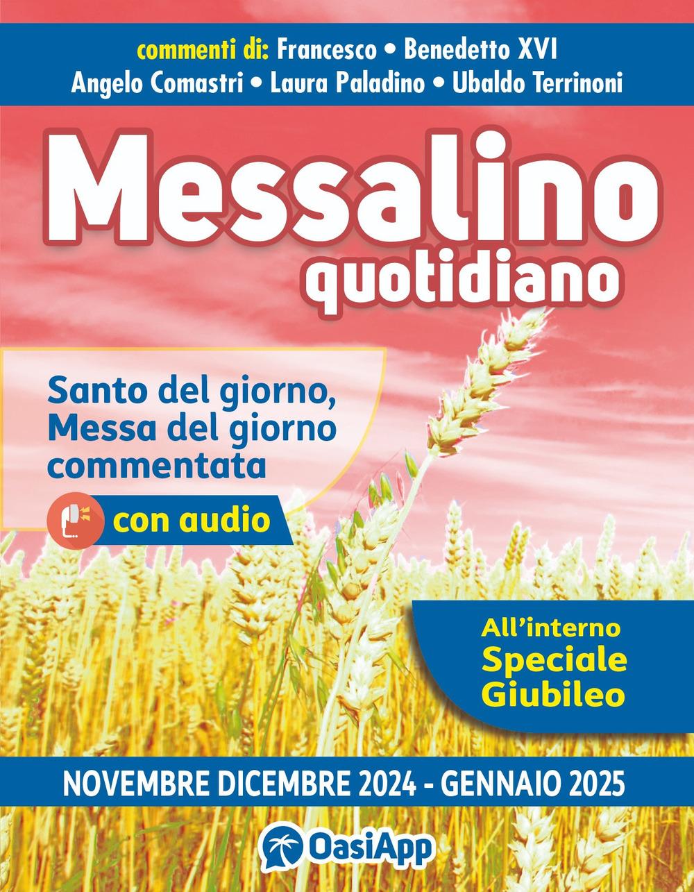 Vorderes Coverbild Messalino quotidiano (novembre-dicembre-gennaio 2024-2025)