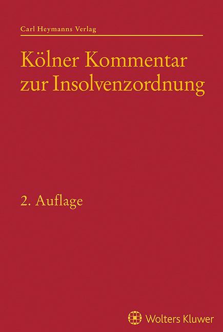 Vorderes Coverbild Hess/Kern Kölner Kommentar zur InsO
