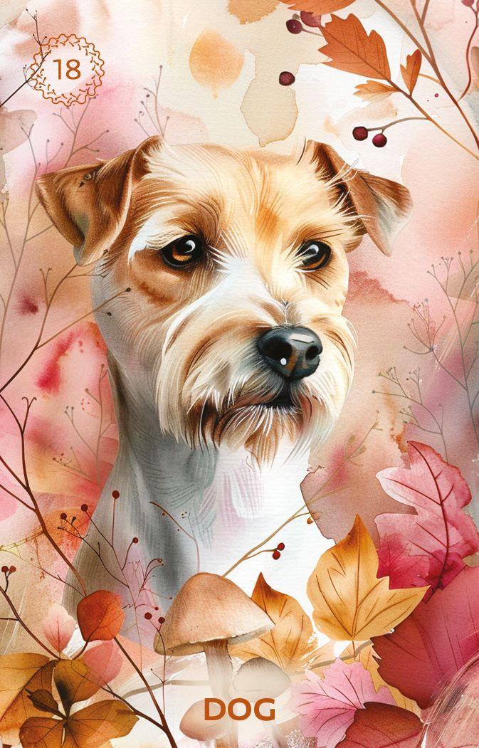 Beispielinhalt (Bild) Autumn´s Embrace Lenormand GB - 38 Lenormand cards and booklet (English)