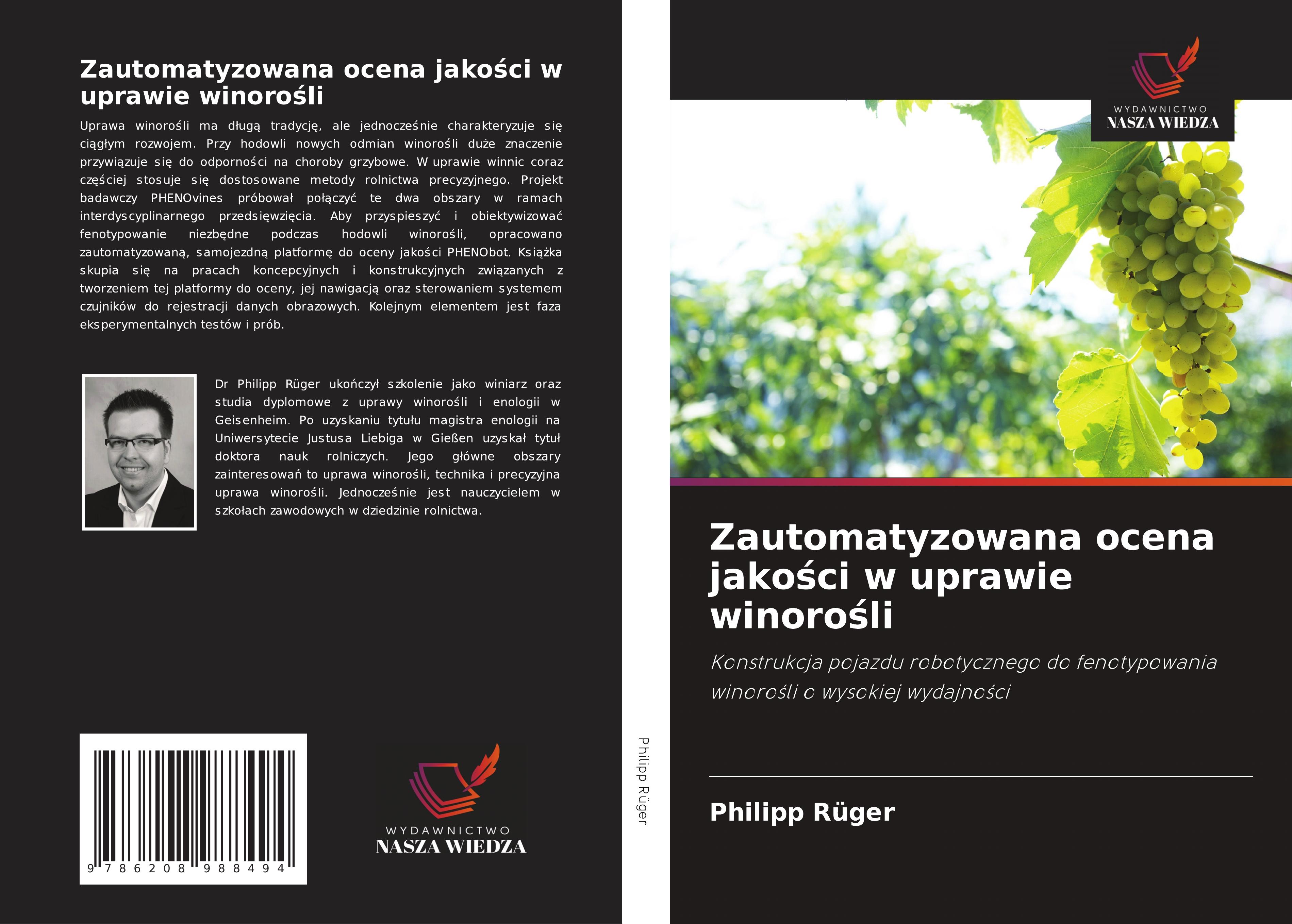 Vorderes Coverbild Zautomatyzowana ocena jakości w uprawie winorośli
