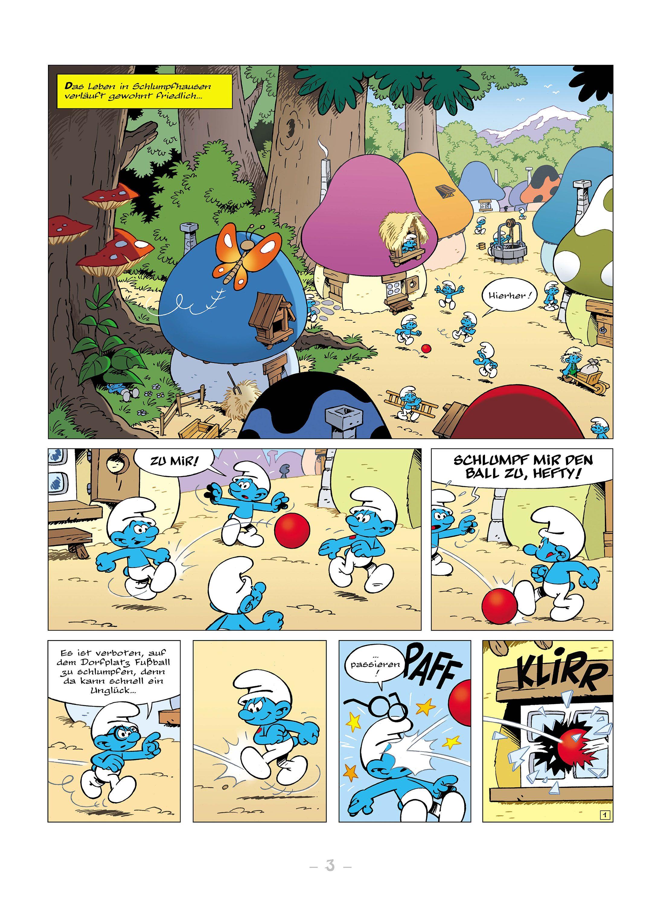 Beispielinhalt (Bild) Die Schlümpfe. Band 43