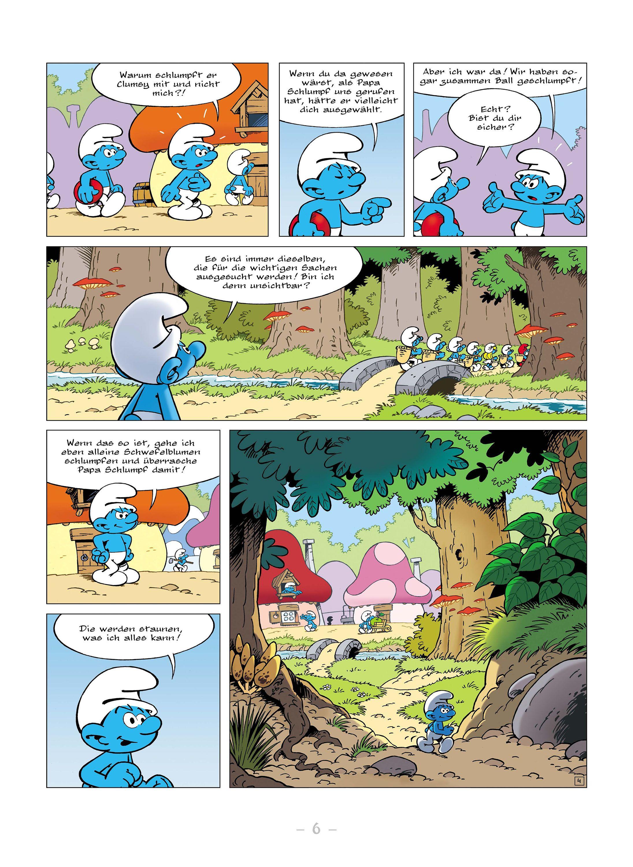 Beispielinhalt (Bild) Die Schlümpfe. Band 43