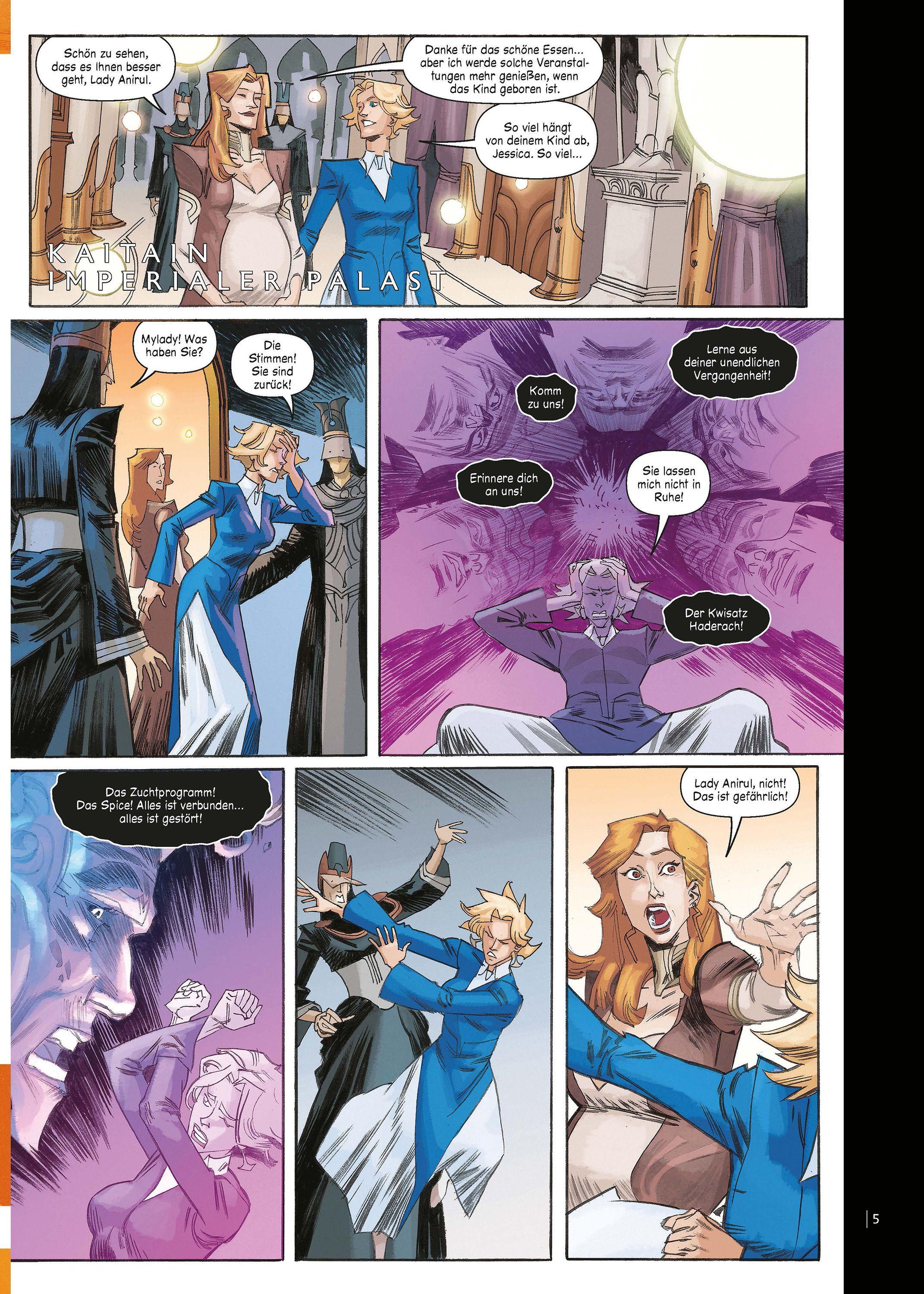 Beispielinhalt (Bild) Dune: Haus Corrino (Graphic Novel). Band 3