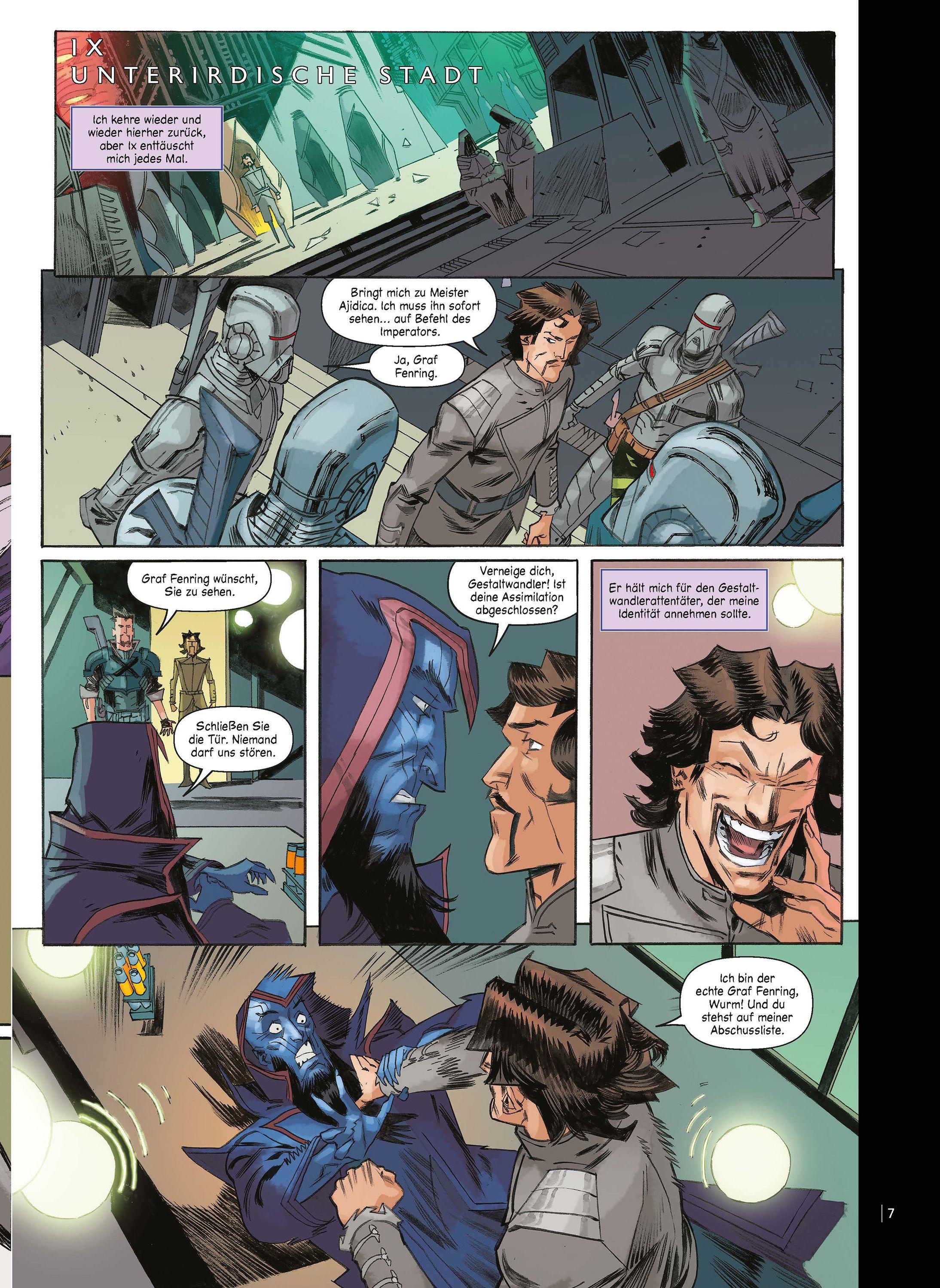 Beispielinhalt (Bild) Dune: Haus Corrino (Graphic Novel). Band 3