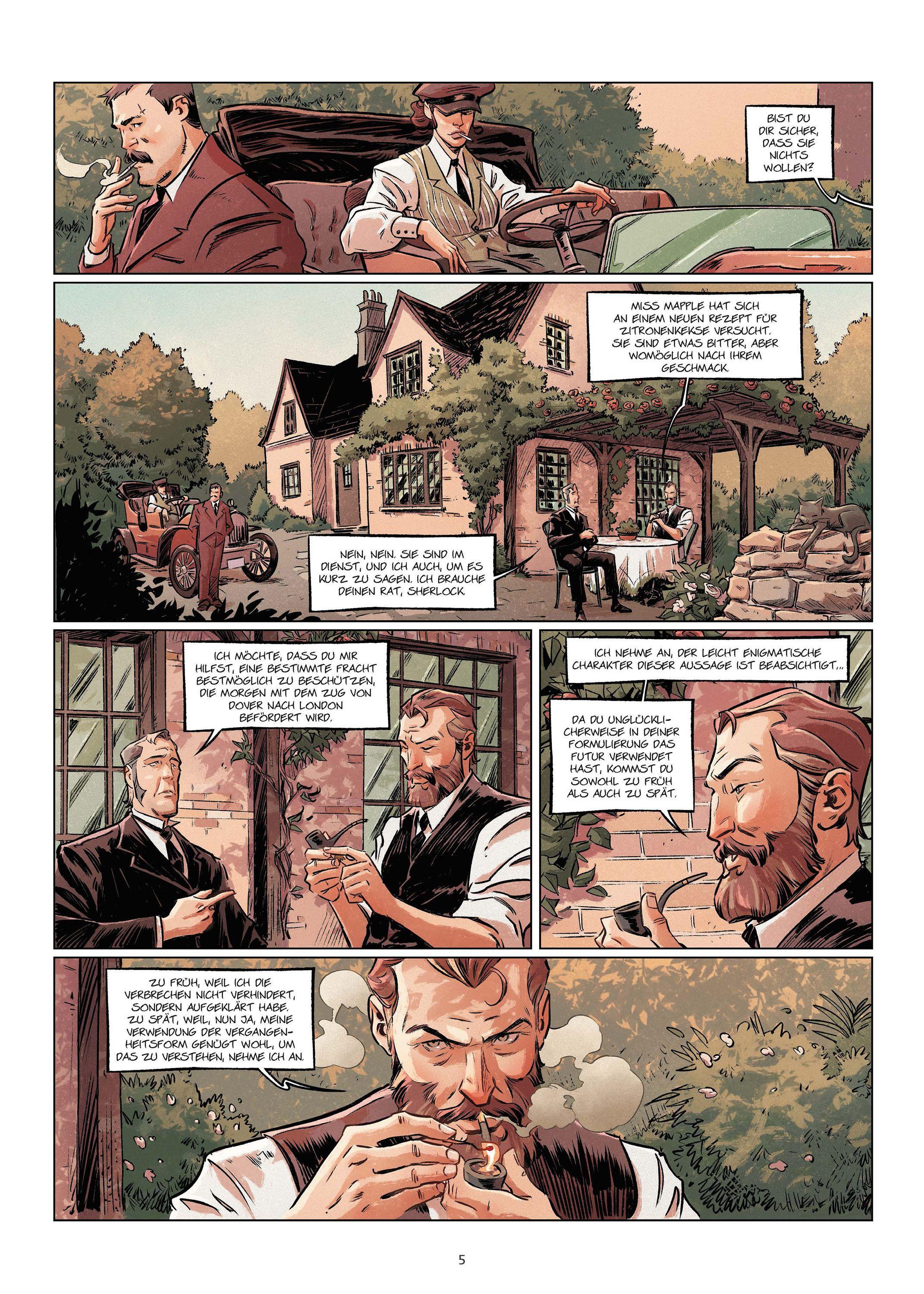 Beispielinhalt (Bild) Sherlock Holmes gegen Arsène Lupin