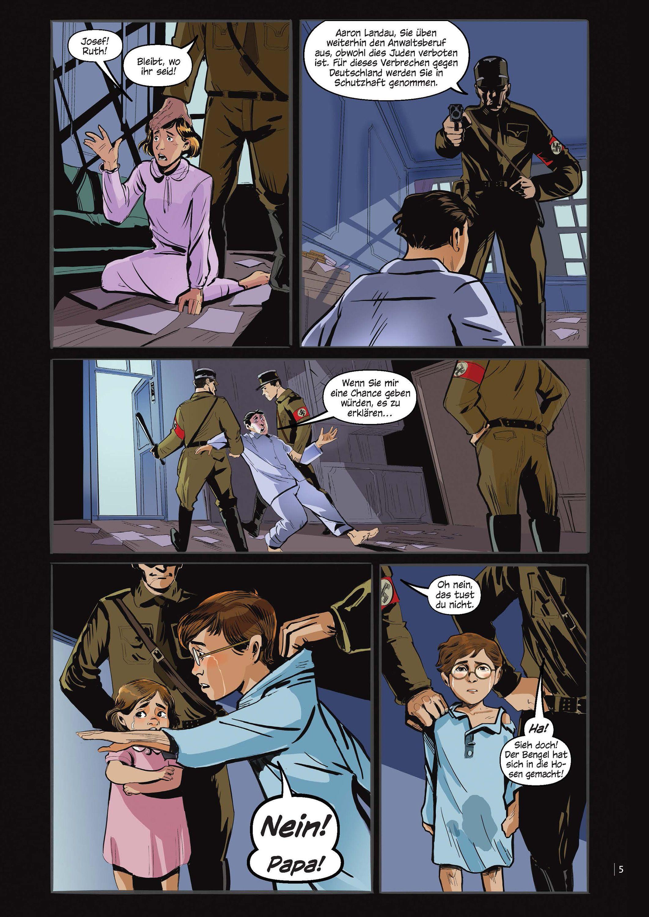 Beispielinhalt (Bild) Vor uns das Meer: Die Graphic Novel