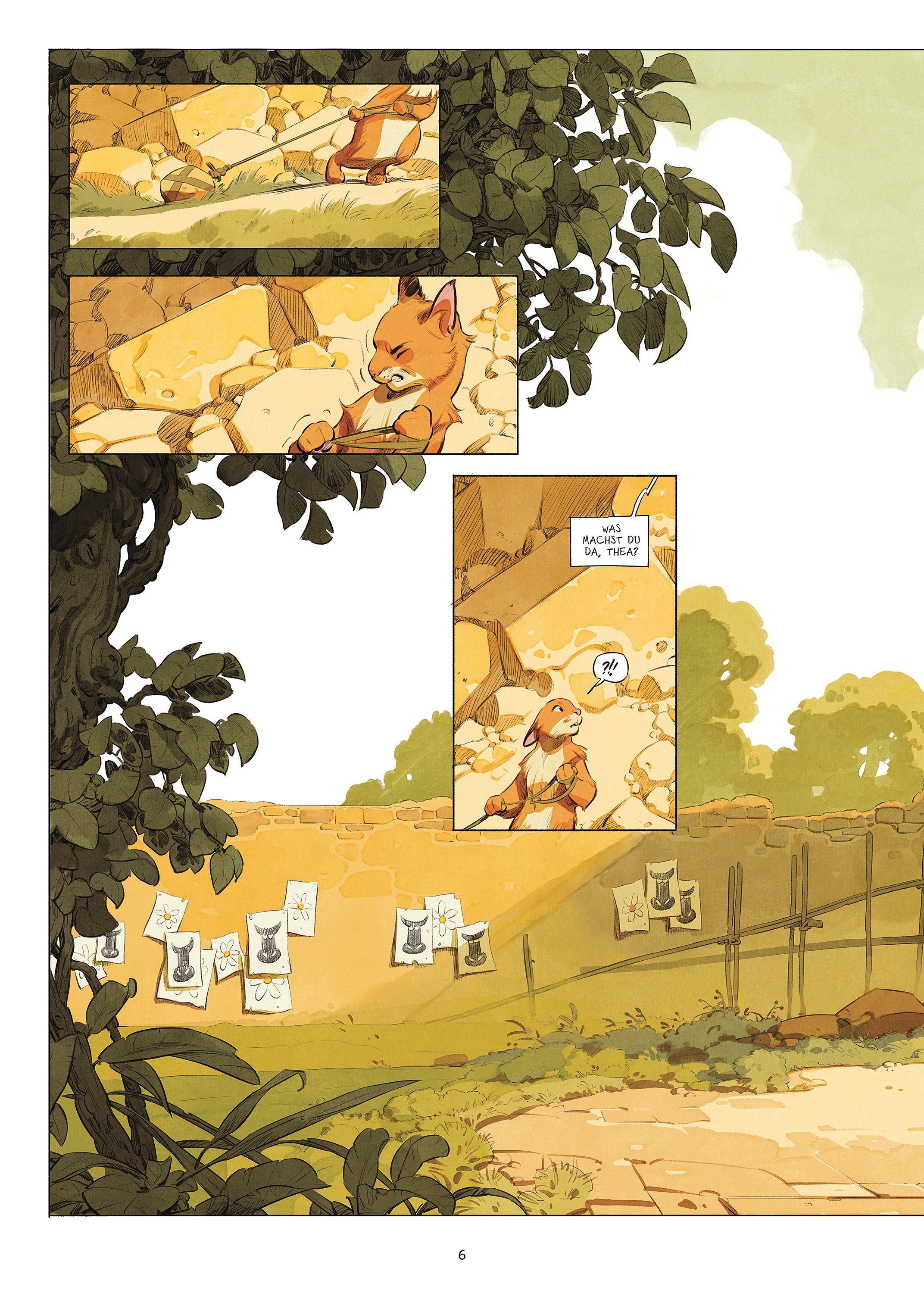 Beispielinhalt (Bild) Schloss der Tiere. Band 4 (Splitter Diamant Vorzugsausgabe)