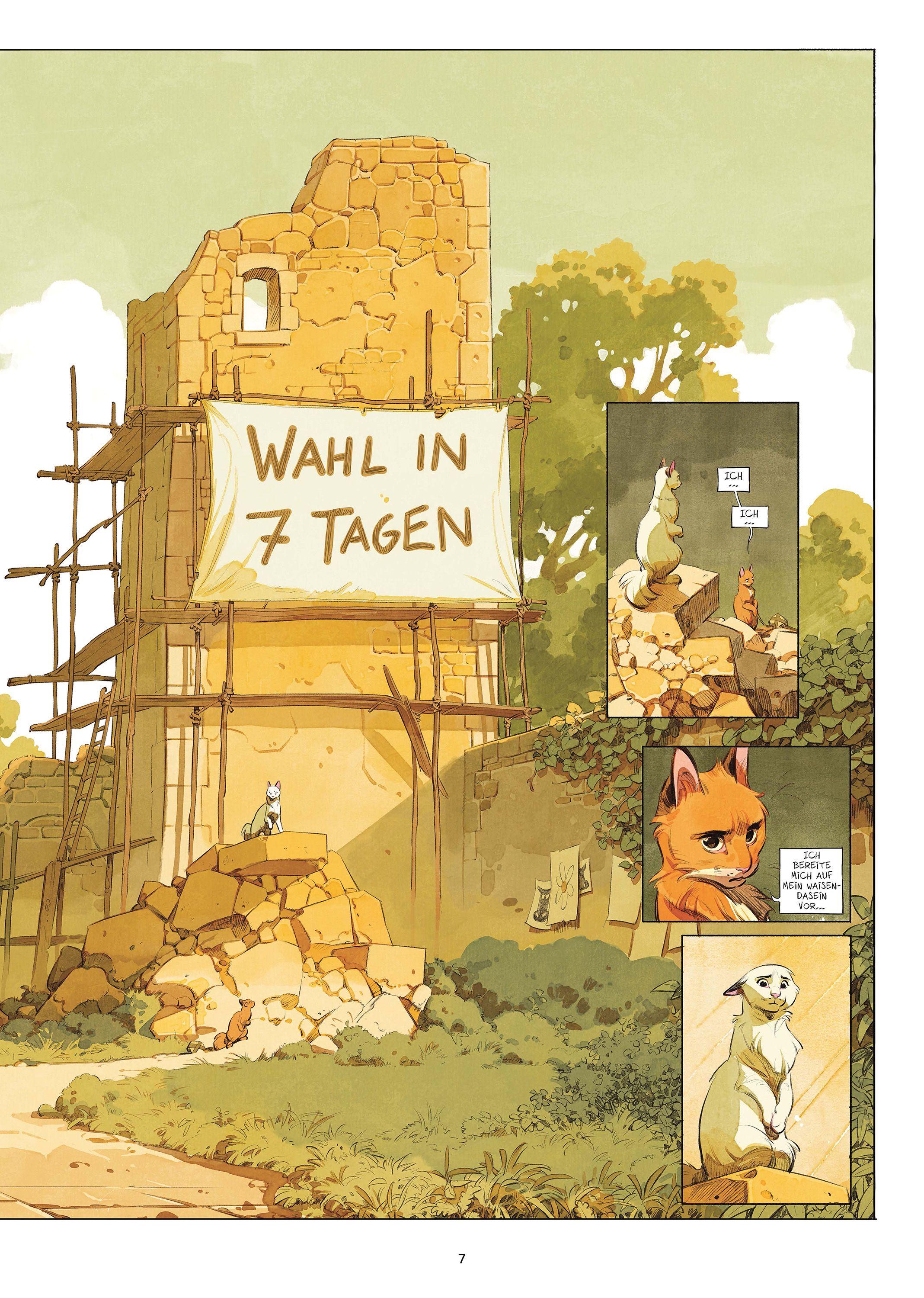 Beispielinhalt (Bild) Schloss der Tiere. Band 4 (Splitter Diamant Vorzugsausgabe)